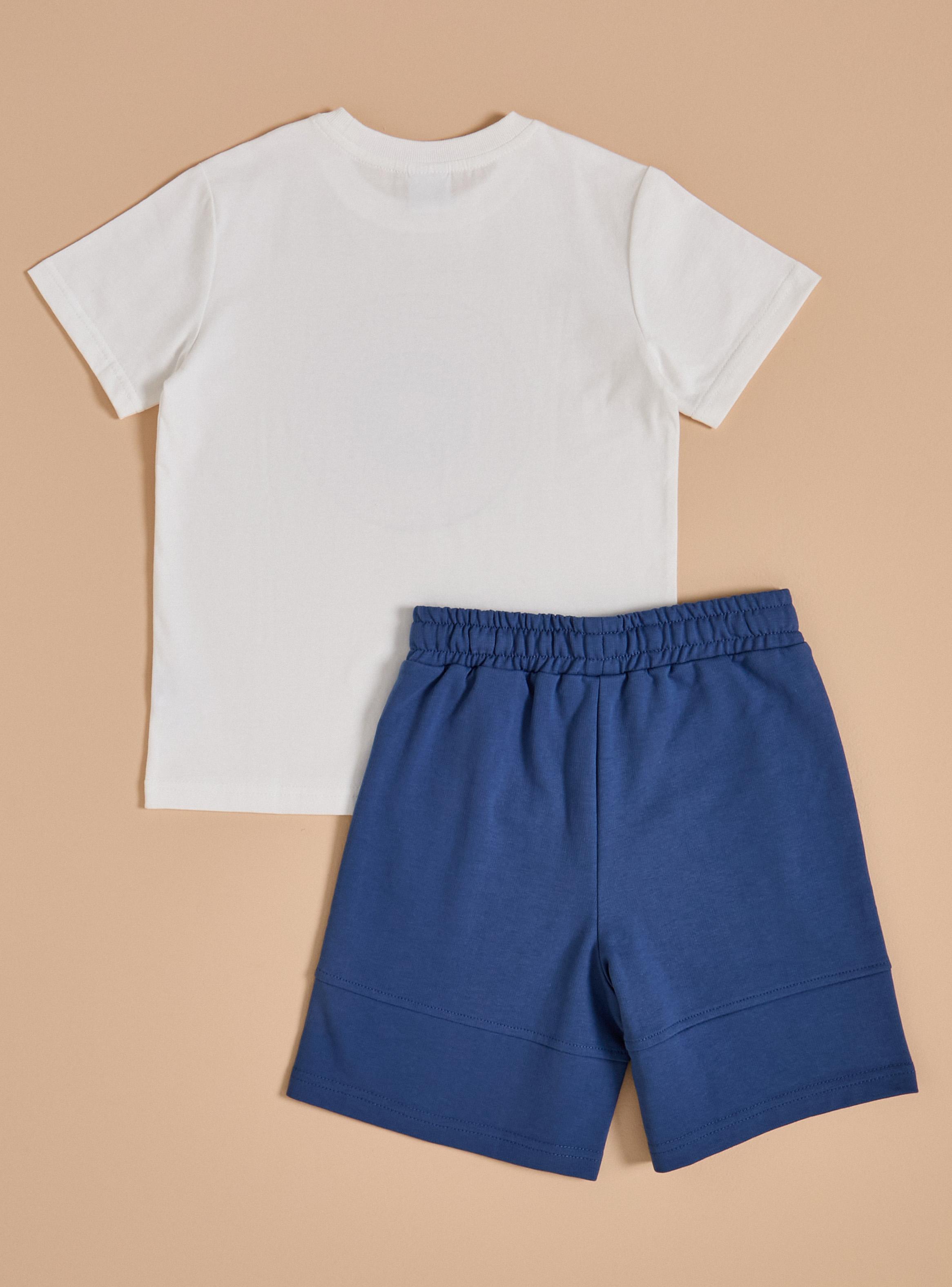 Bipack Polera y Short Capitán América-1