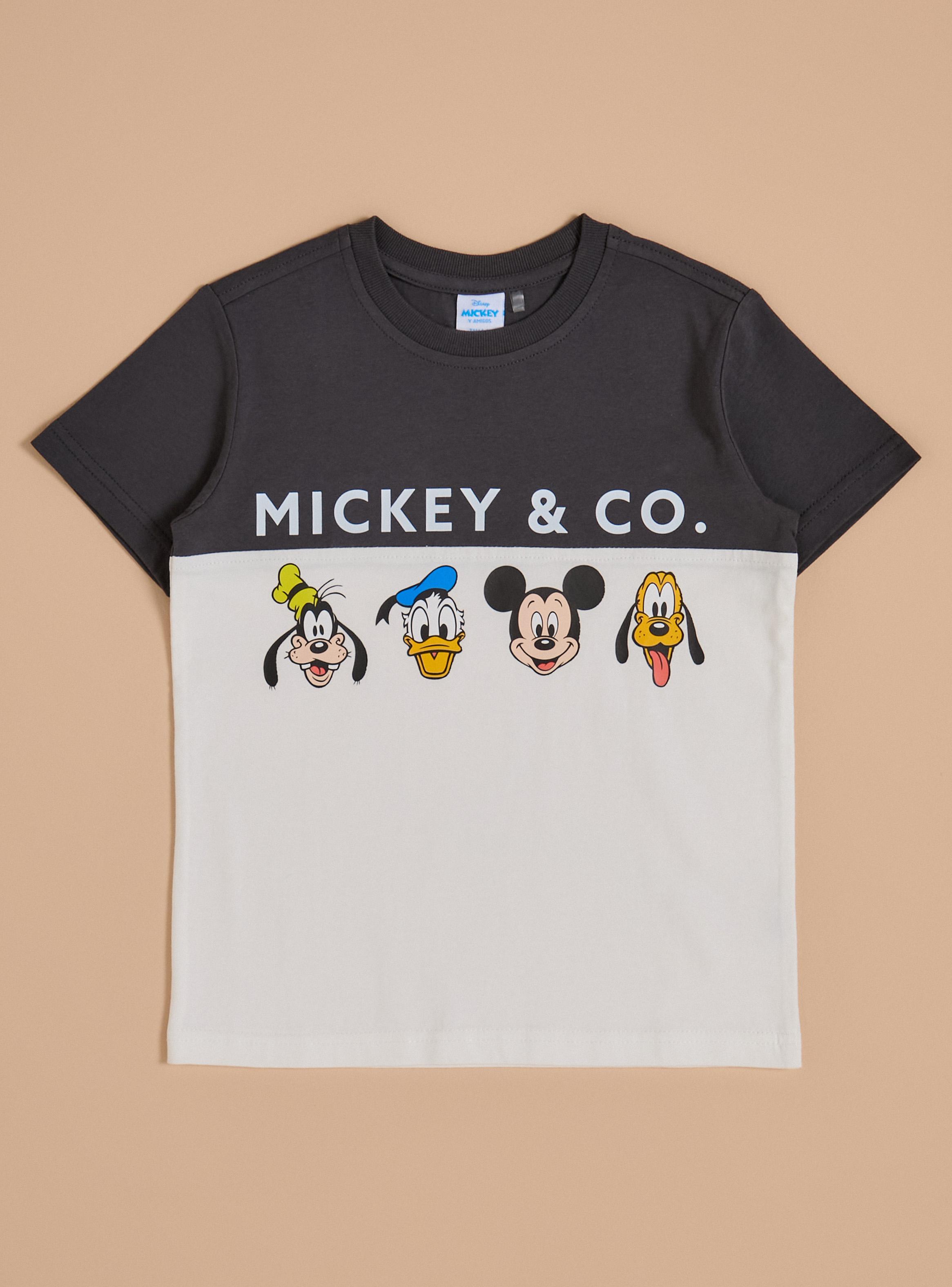 Polera Color Block Personajes Mickey-0