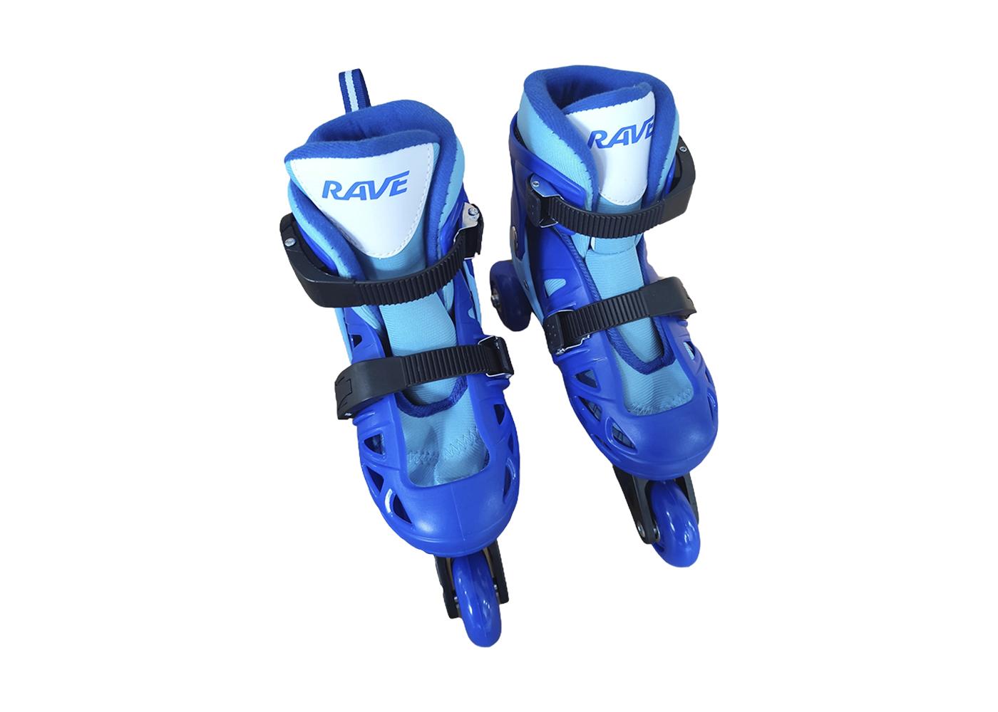 Set de Patines en Línea Challenger Large Azul-4
