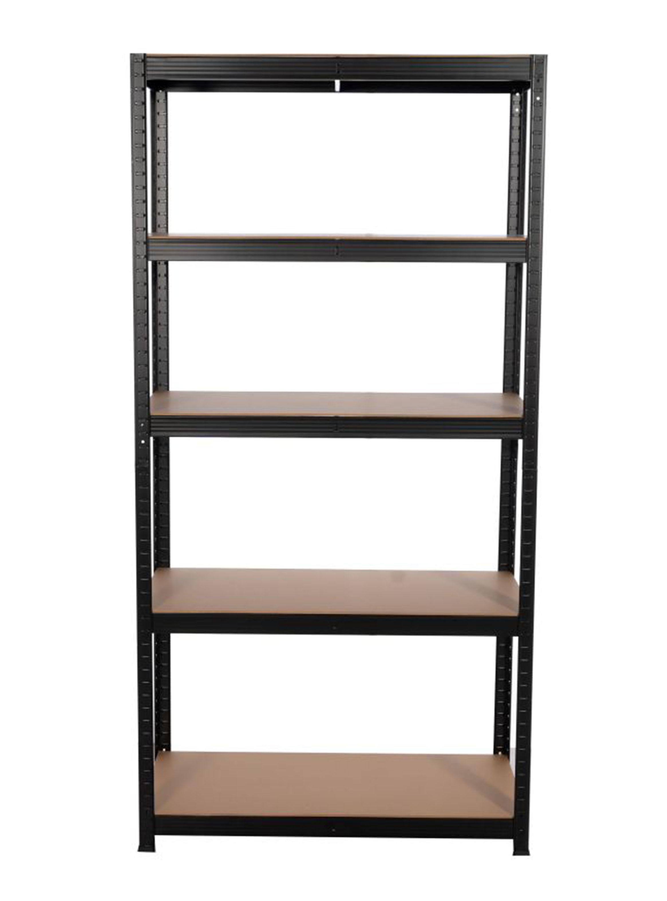 Estante Metálico Asia 5 Repisas 150x70x30 cm Negro-0