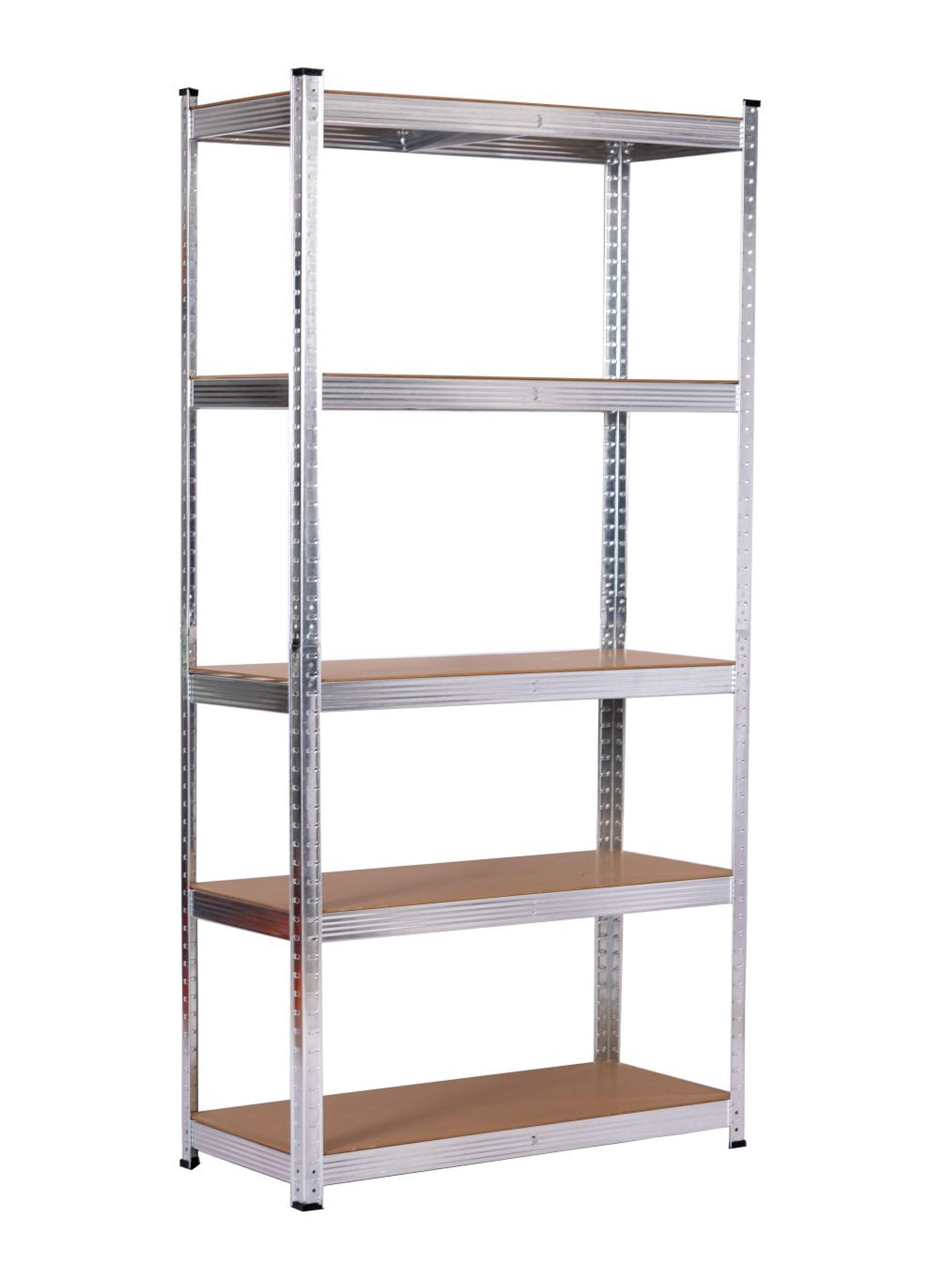 Estante Metálico Europa 5 Repisas 180x90x40 cm Galvanizado-2
