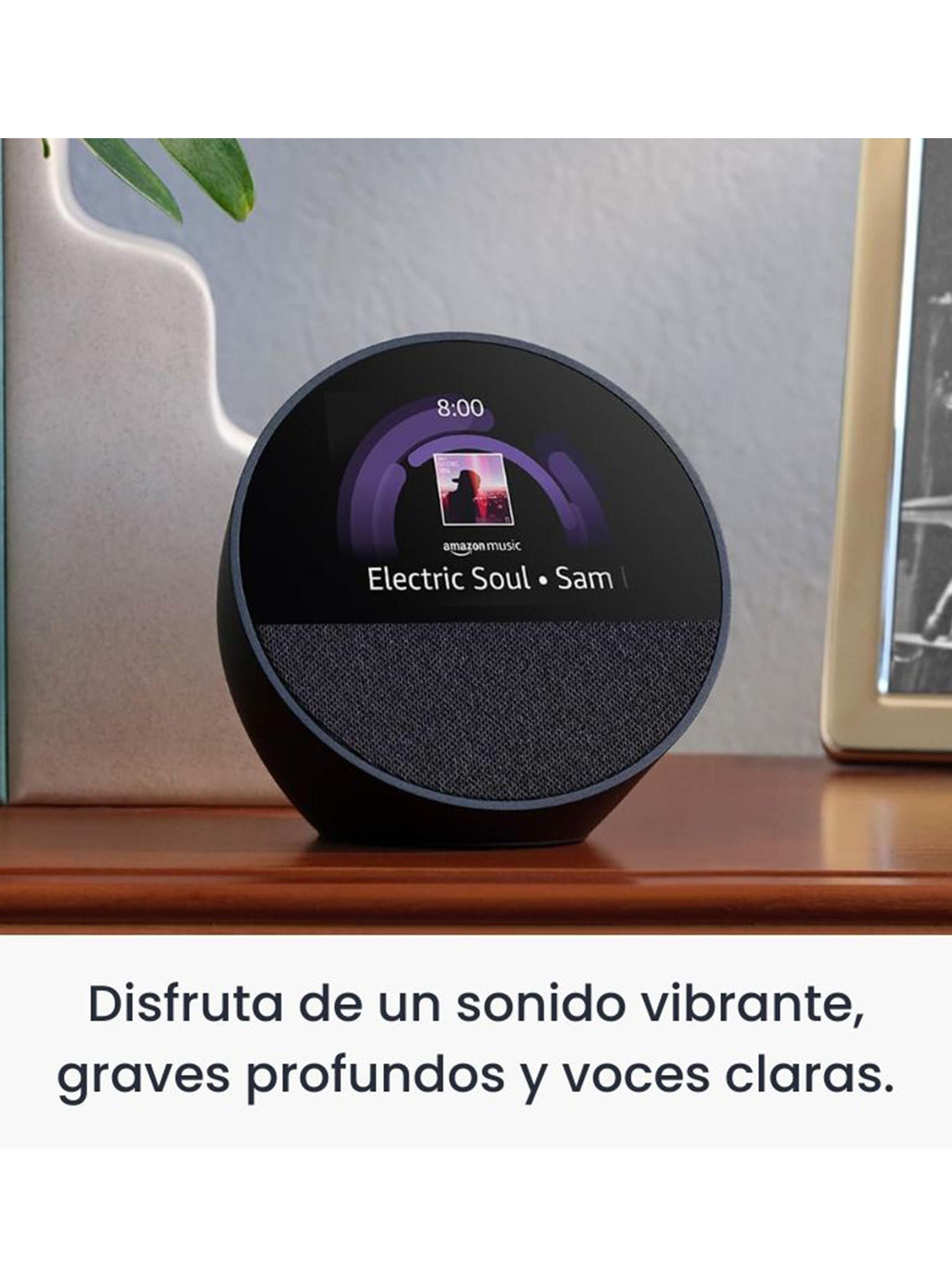 Asistente de Voz Amazon Alexa Echo Spot 2024 Negro-3