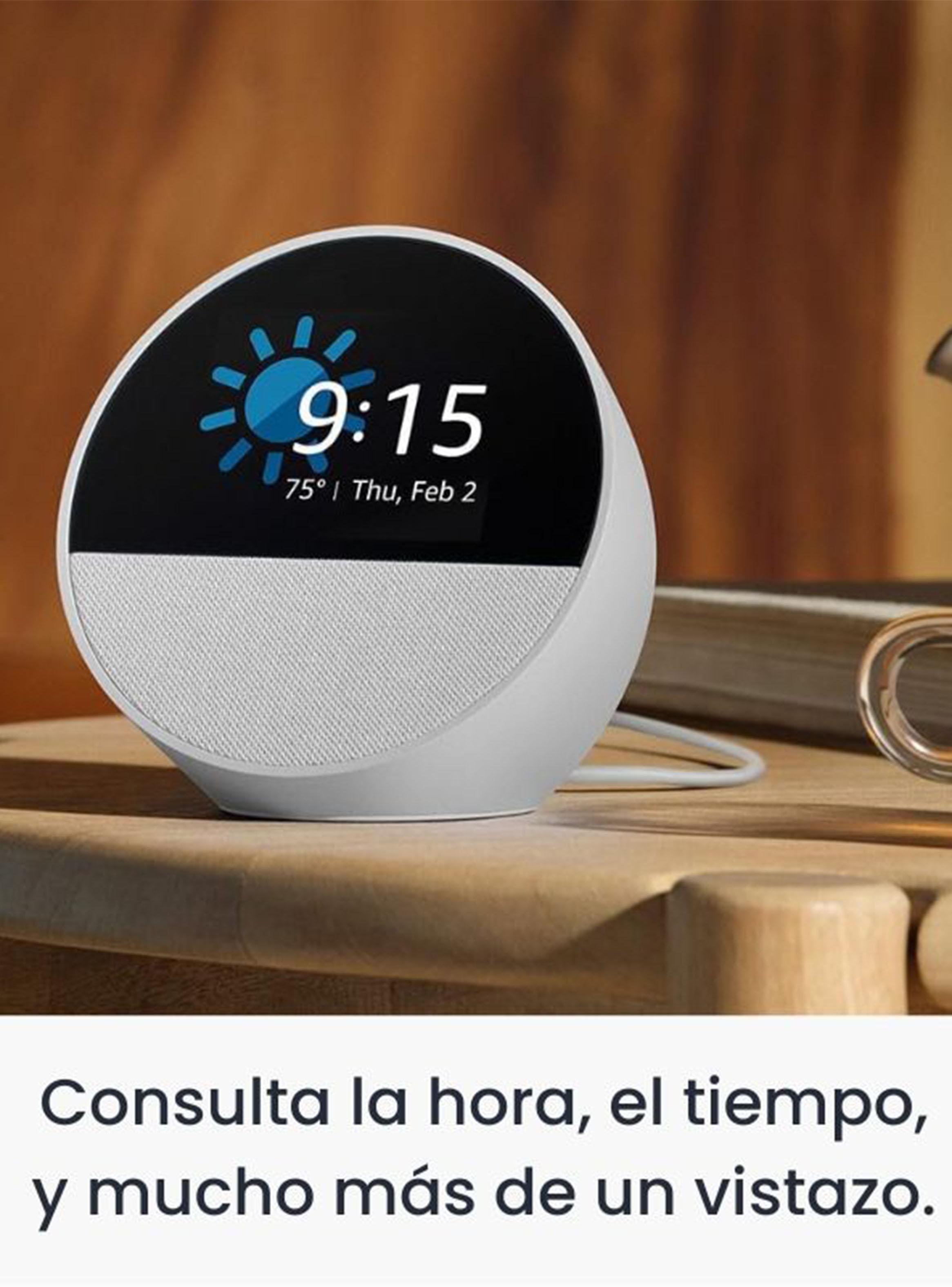 Asistente de Voz Amazon Alexa Echo Spot 2024 Negro-2