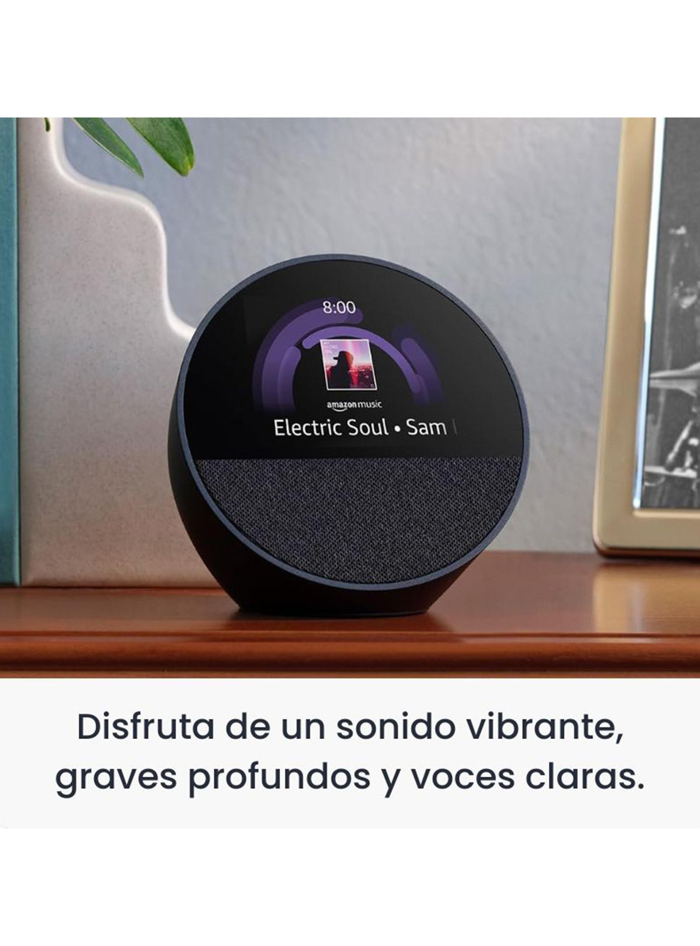 Asistente de Voz Amazon Alexa Echo Spot 2024 Blanco-3