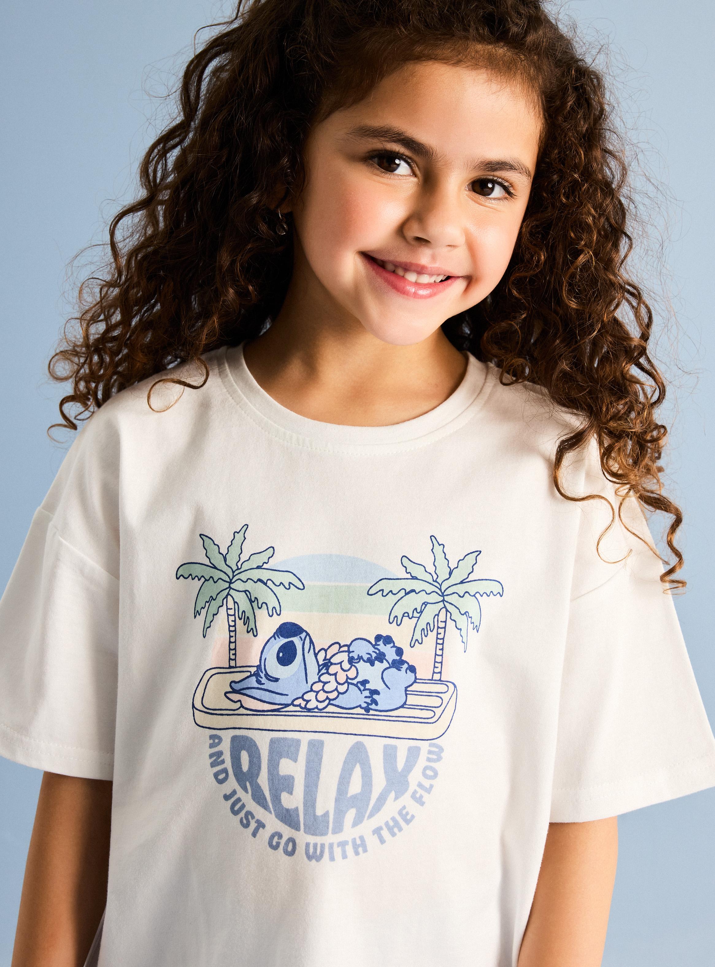 Conjunto Polera y Calza Stitch Niña-4