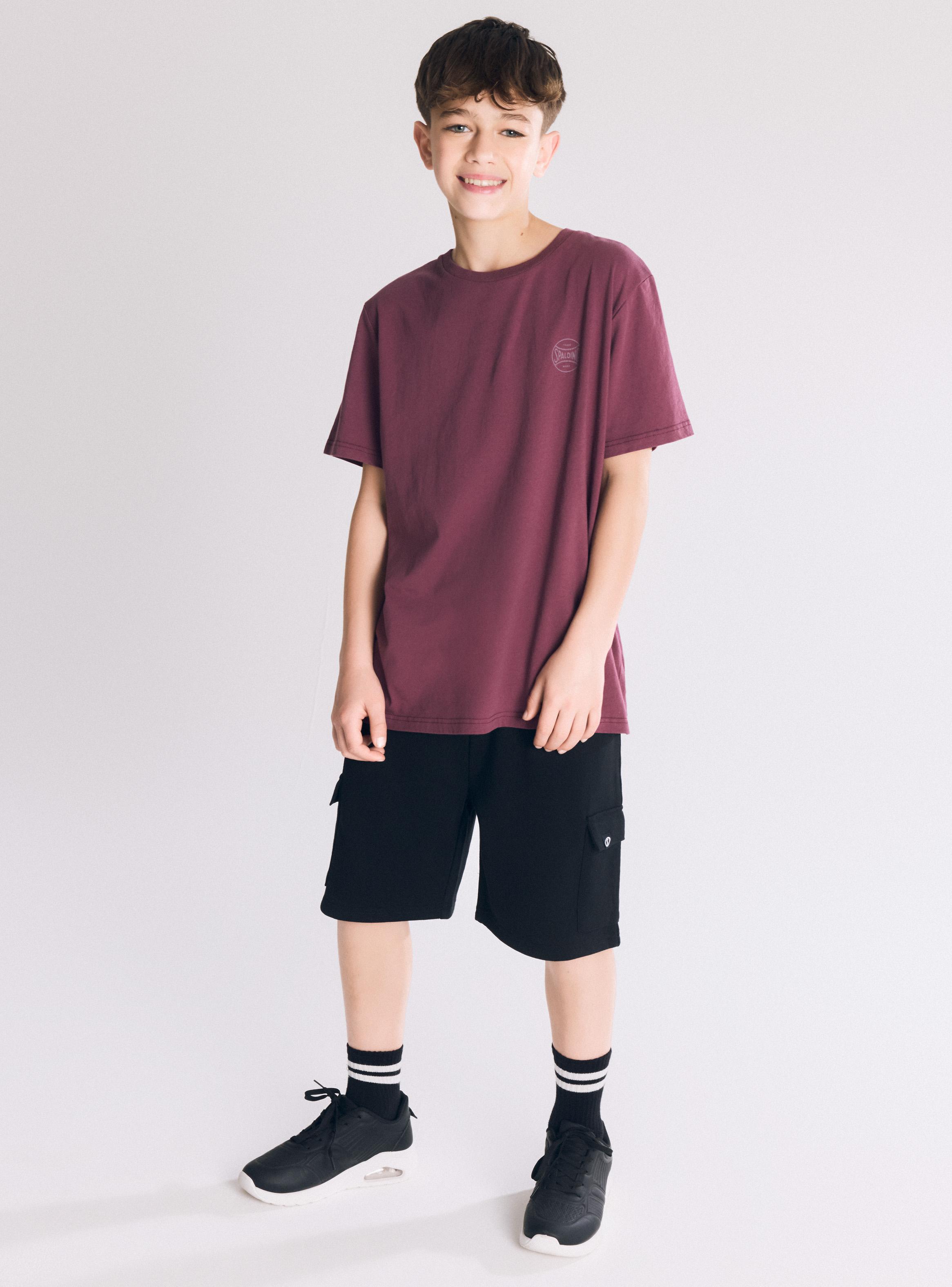 Short Buzo con Bolsillos Cargo y Cintura Ajustable-3