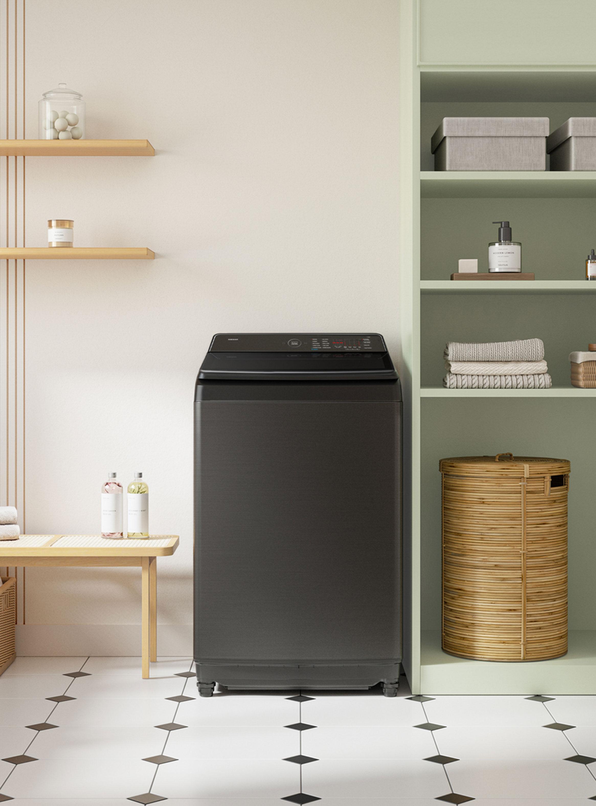 Lavadora Carga Superior 21 kg Bespoke AI WA80F21S8BZS-3