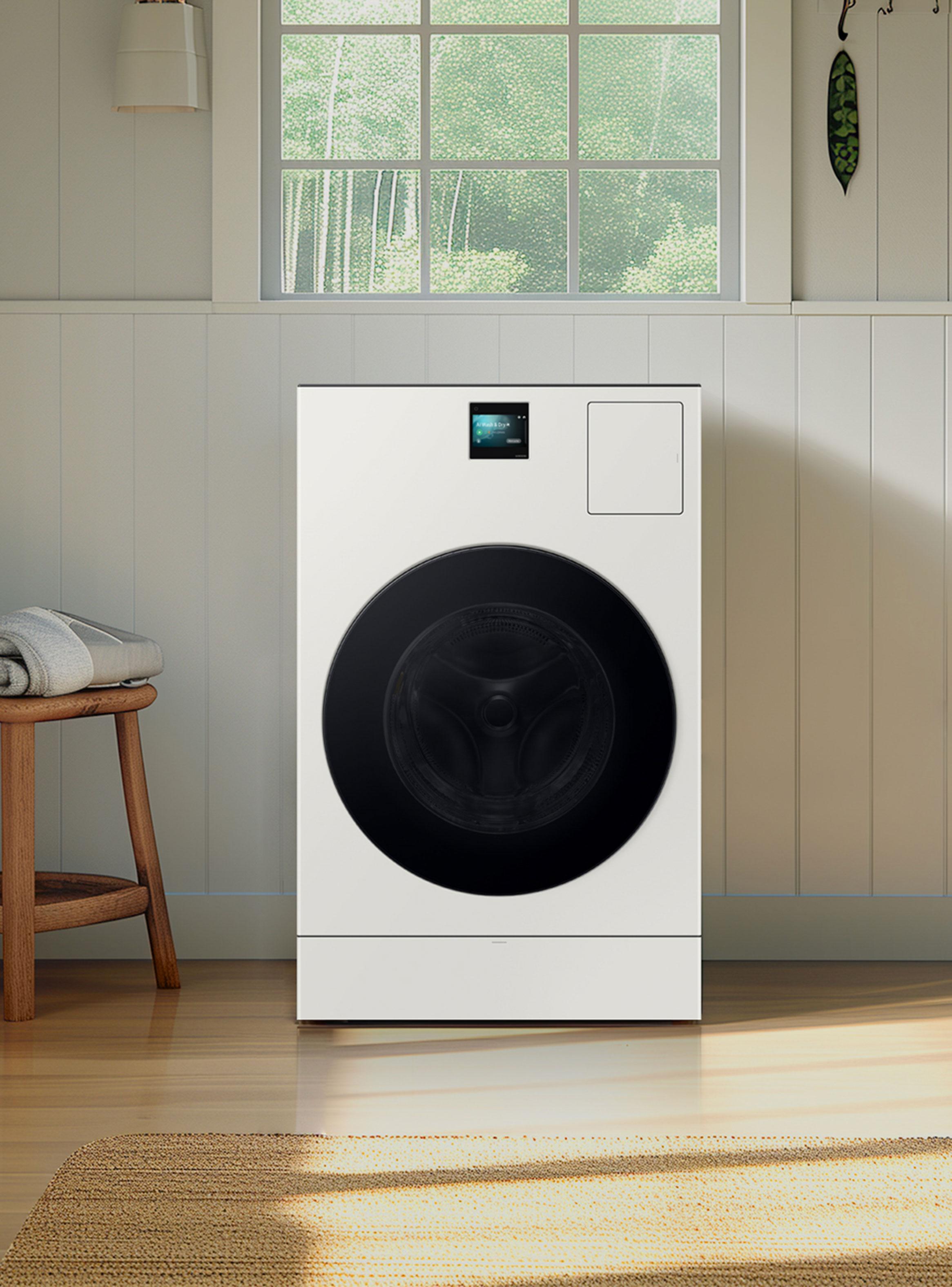 Lavadora-Secadora Frontal 25/15 Kg Bespoke AI Lite WD25FB8690BEZS-3