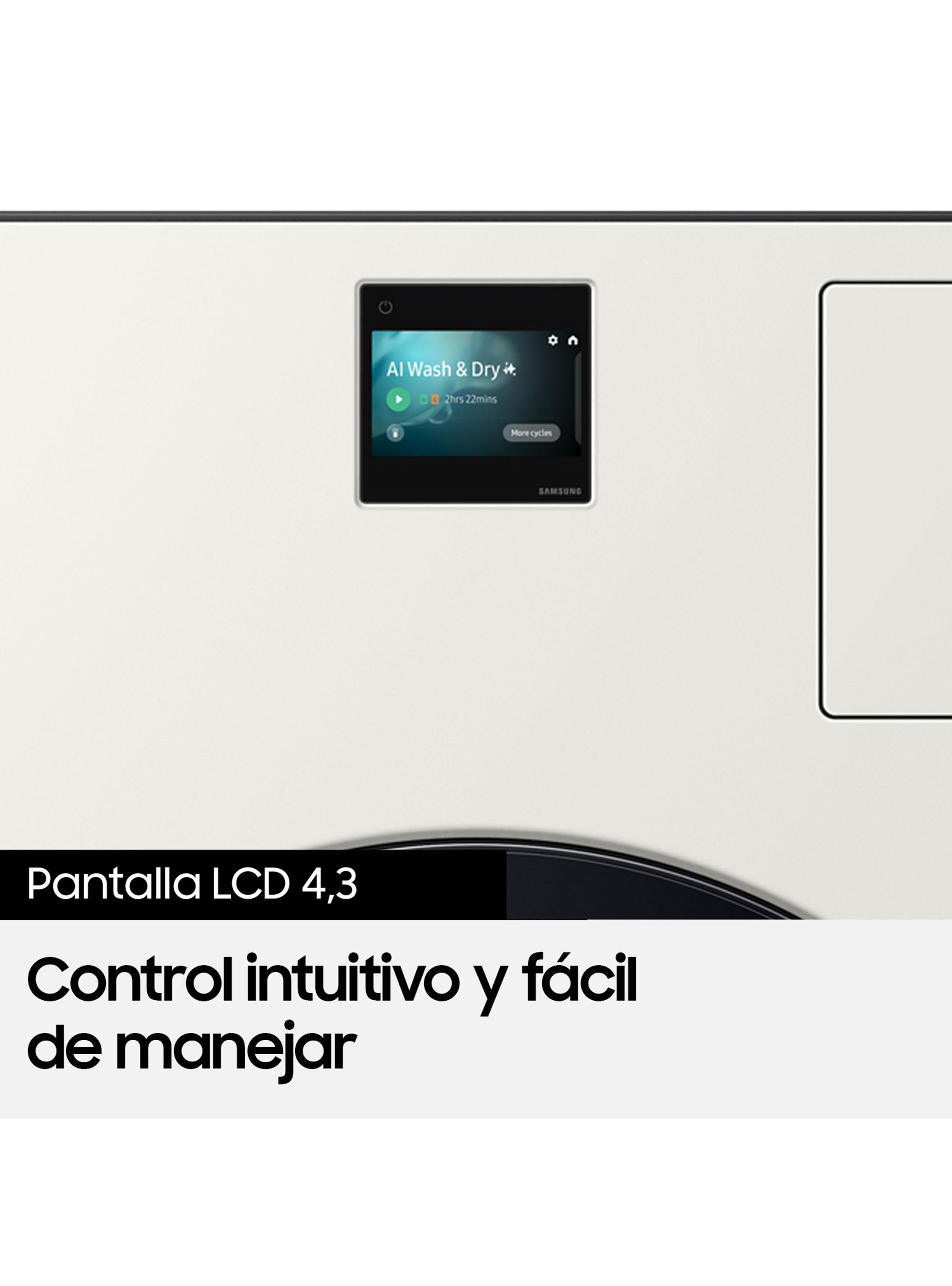 Lavadora-Secadora Frontal 25/15 Kg Bespoke AI Lite WD25FB8690BEZS-5