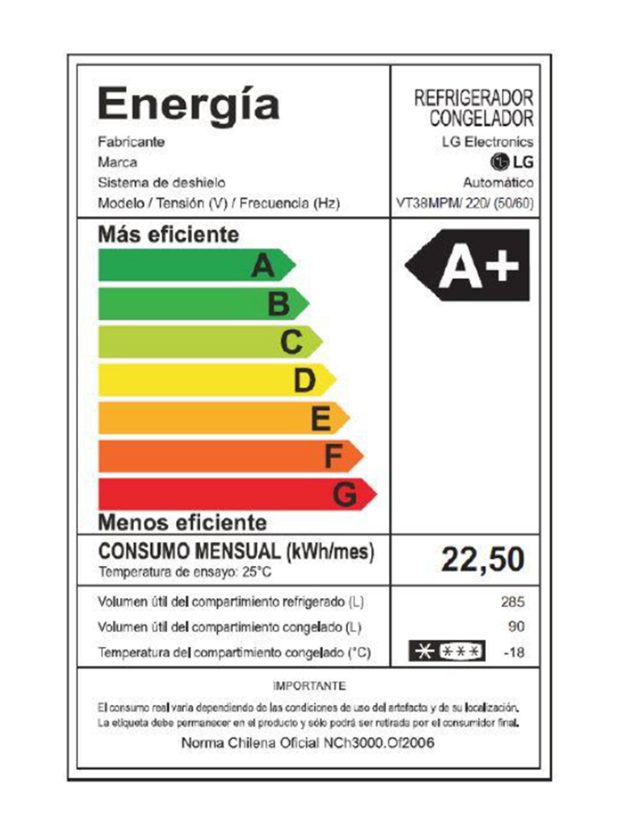 Refrigerador Top Frezeer No Frost 375 Litros VT38MPM-6