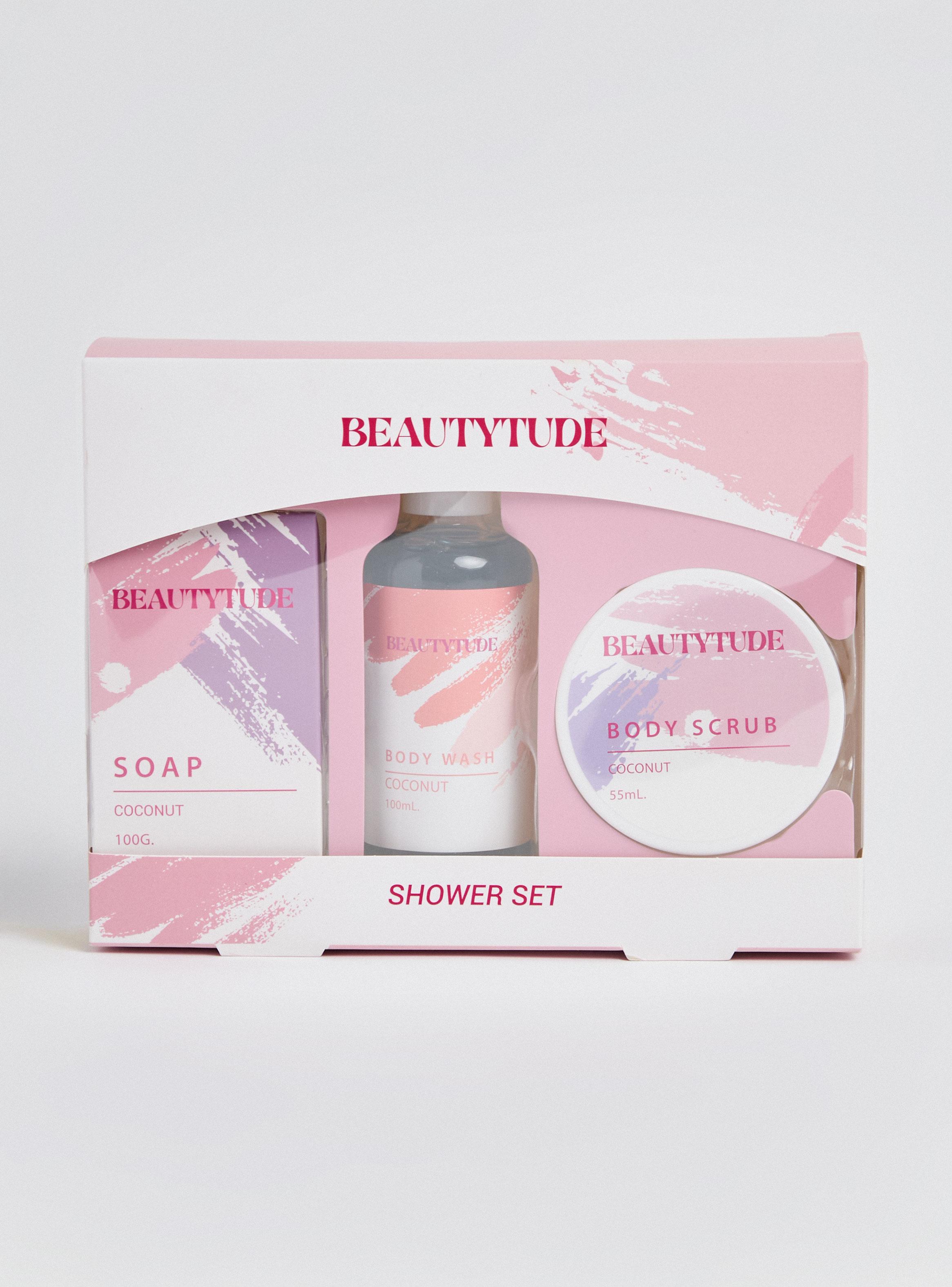 Set de Belleza Exfoliante Gel Ducha y Jabón 3 Piezas-2