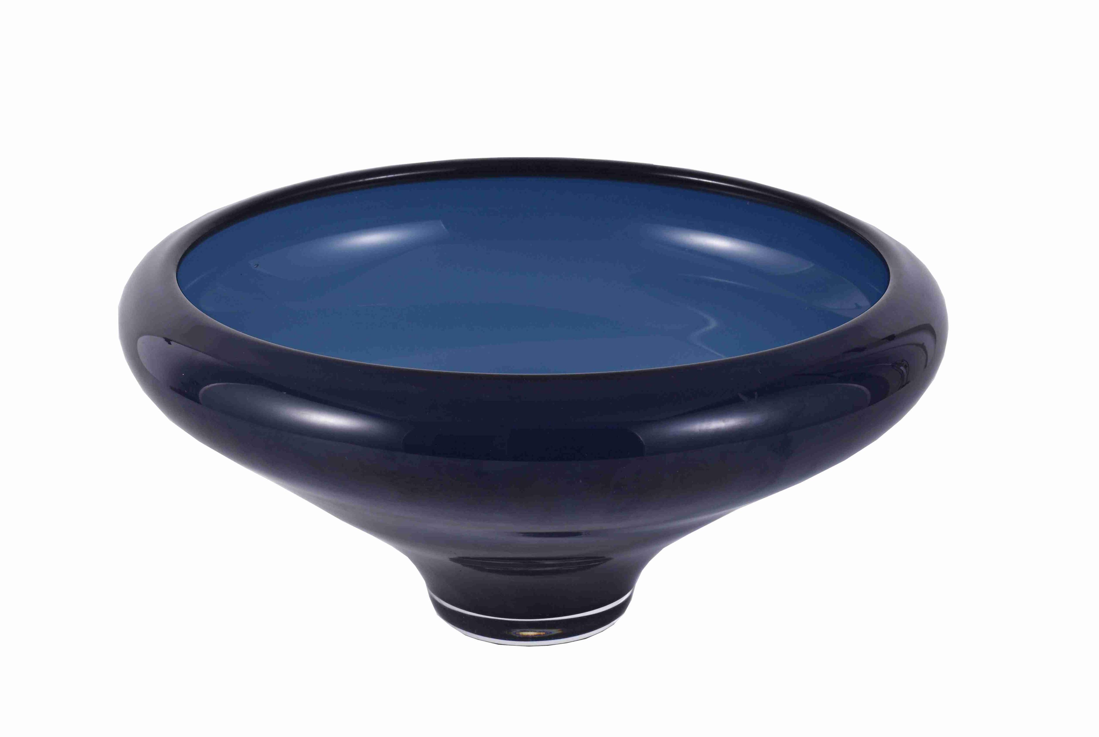 Centro de Mesa Vidrio Azul Aqua-2