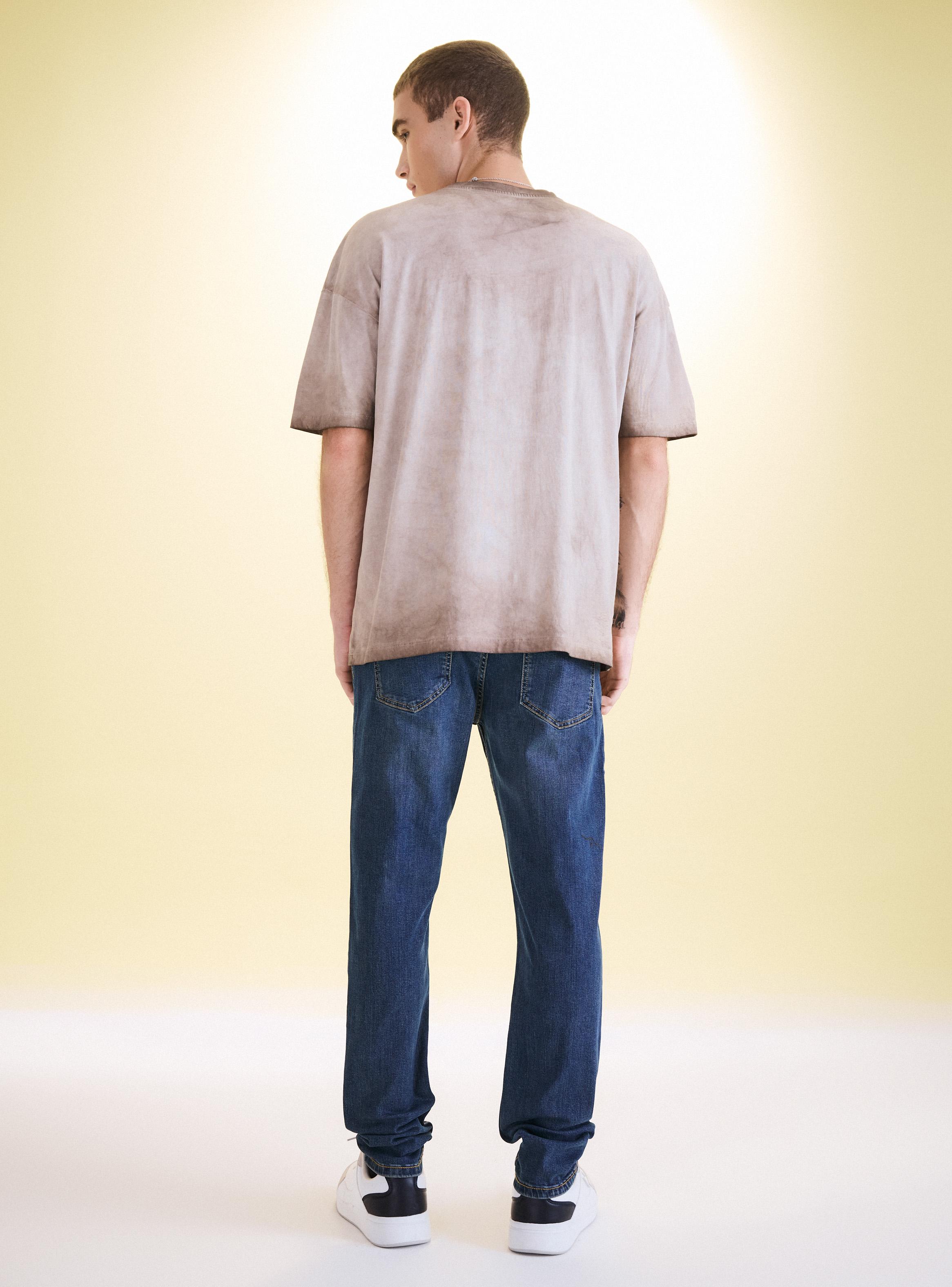 Jeans Básico Deslavado-5