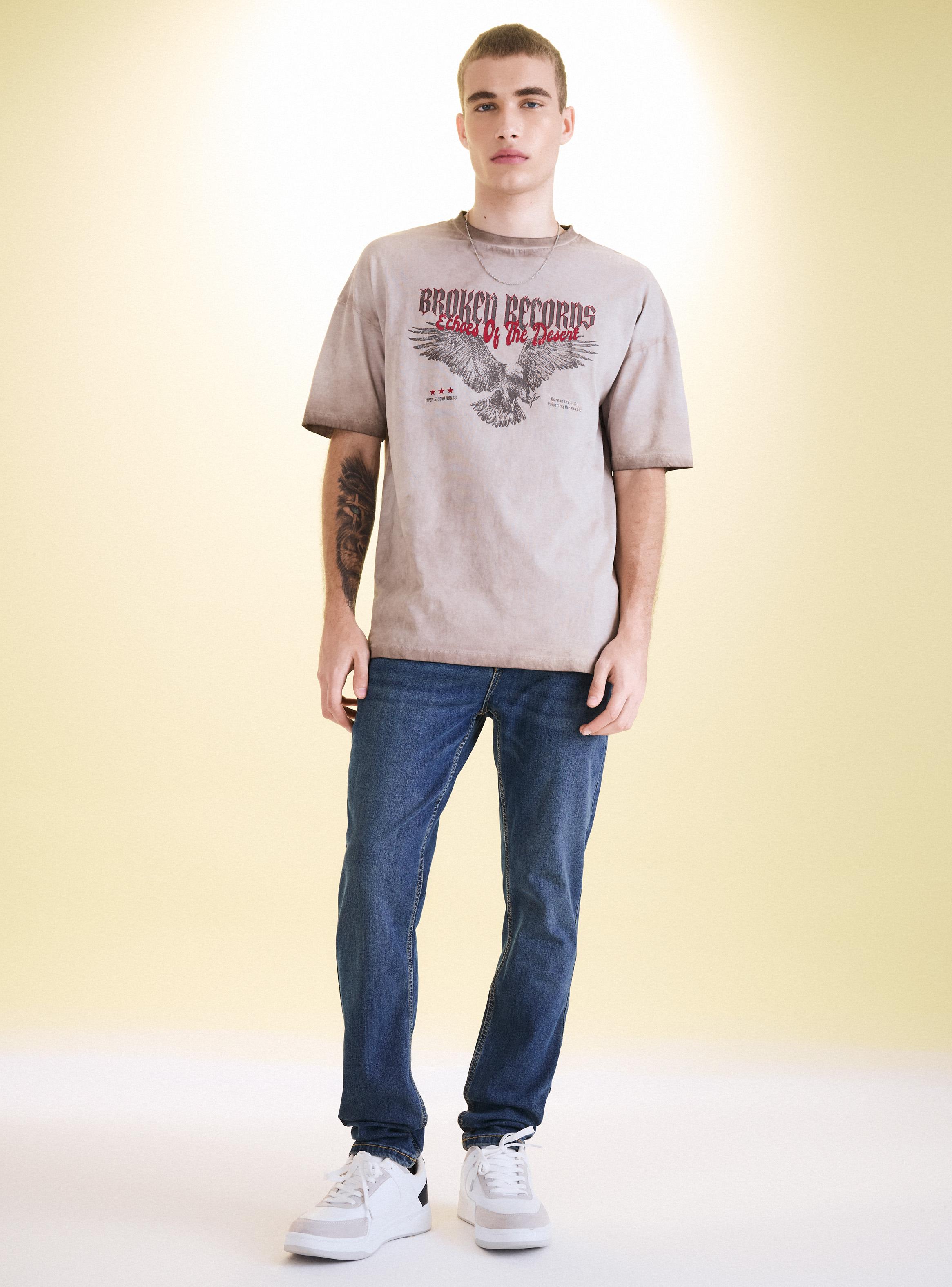 Jeans Básico Deslavado-4