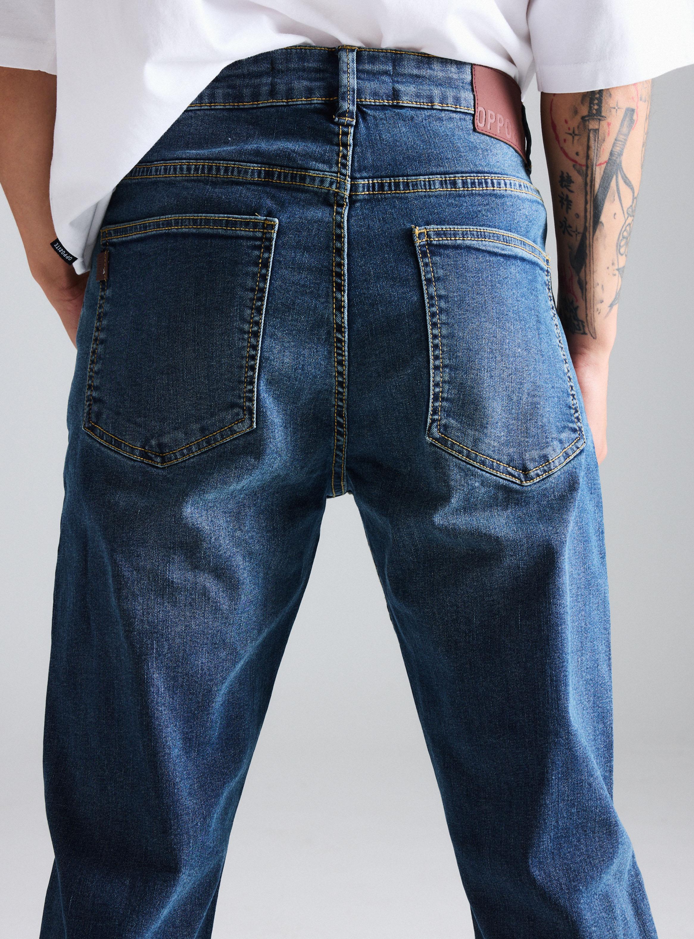 Jeans Básico Deslavado-3