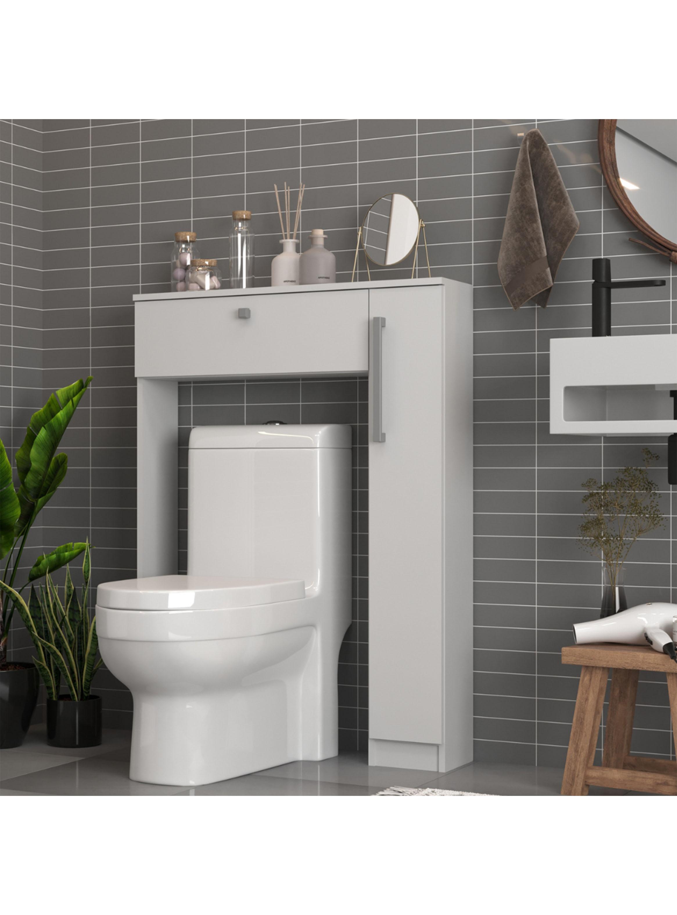 Organizador Baño WC 2 Puertas Blanco-3