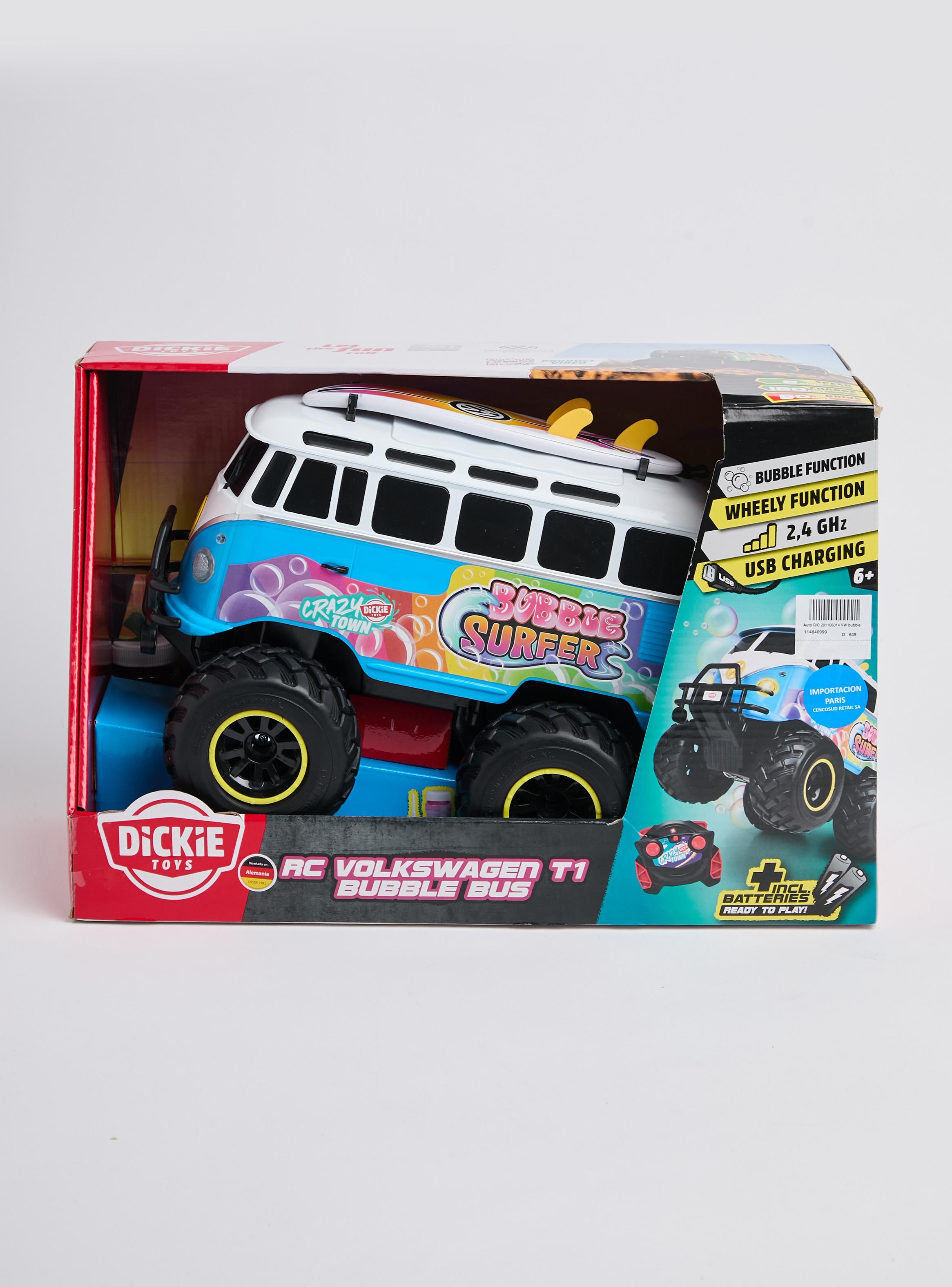 Auto a Control Remoto Volkswagen T1 con Burbujas-2