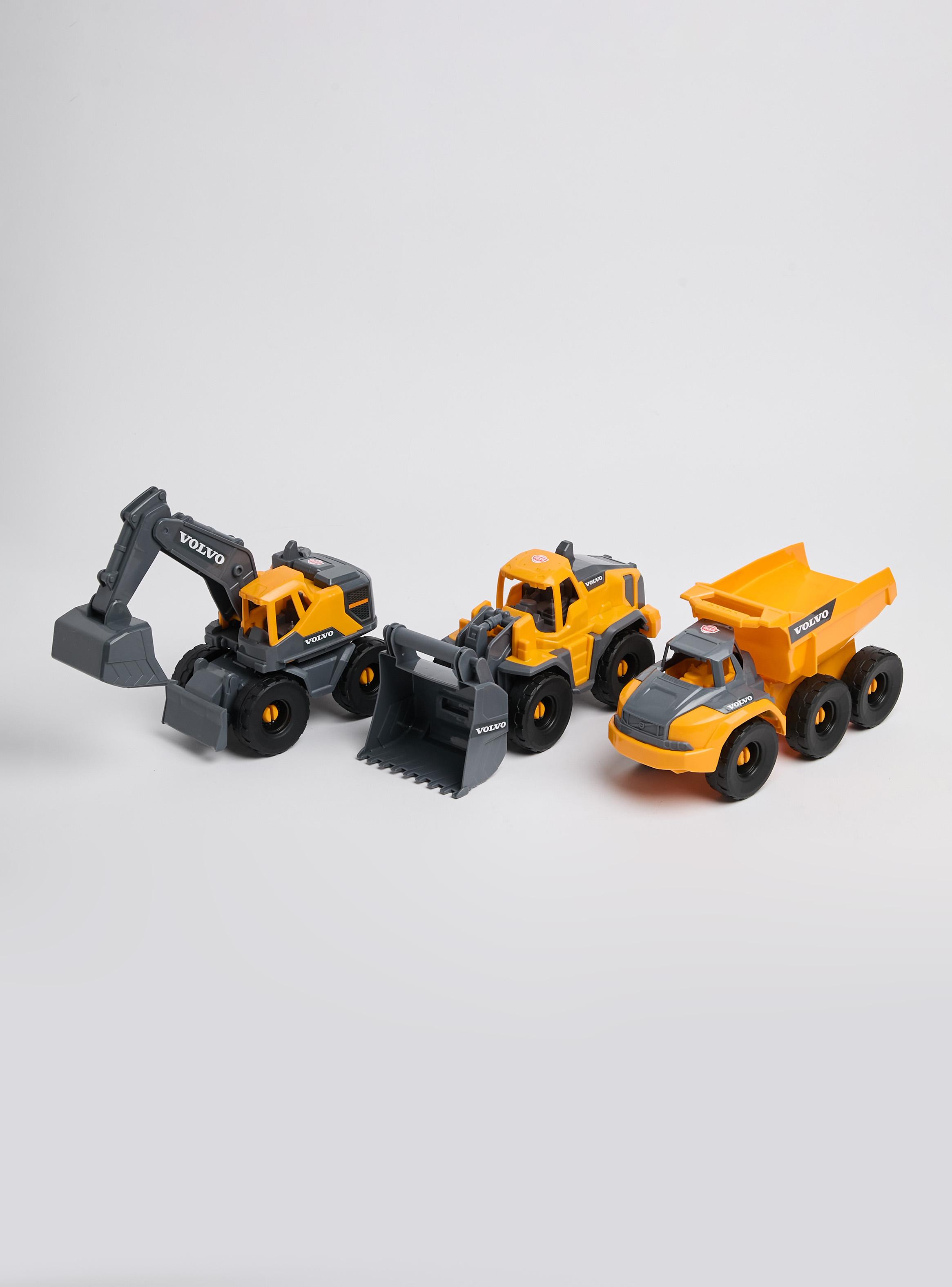 Set 3 Vehículos de Construcción Volvo-0