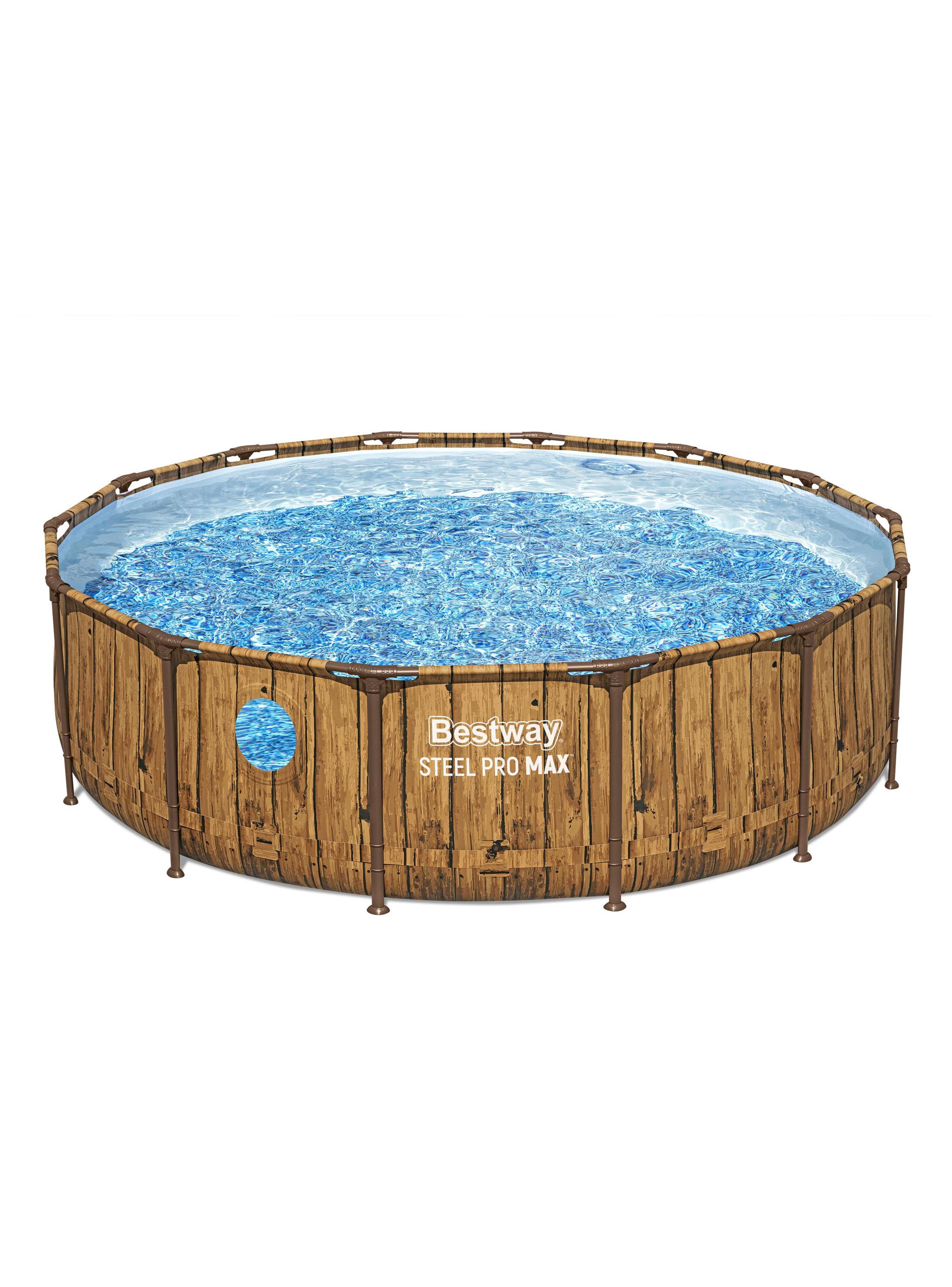 Set de Piscina Estructural Redonda Steel Pro Max Splashview 4.27 x 1.07 m-2