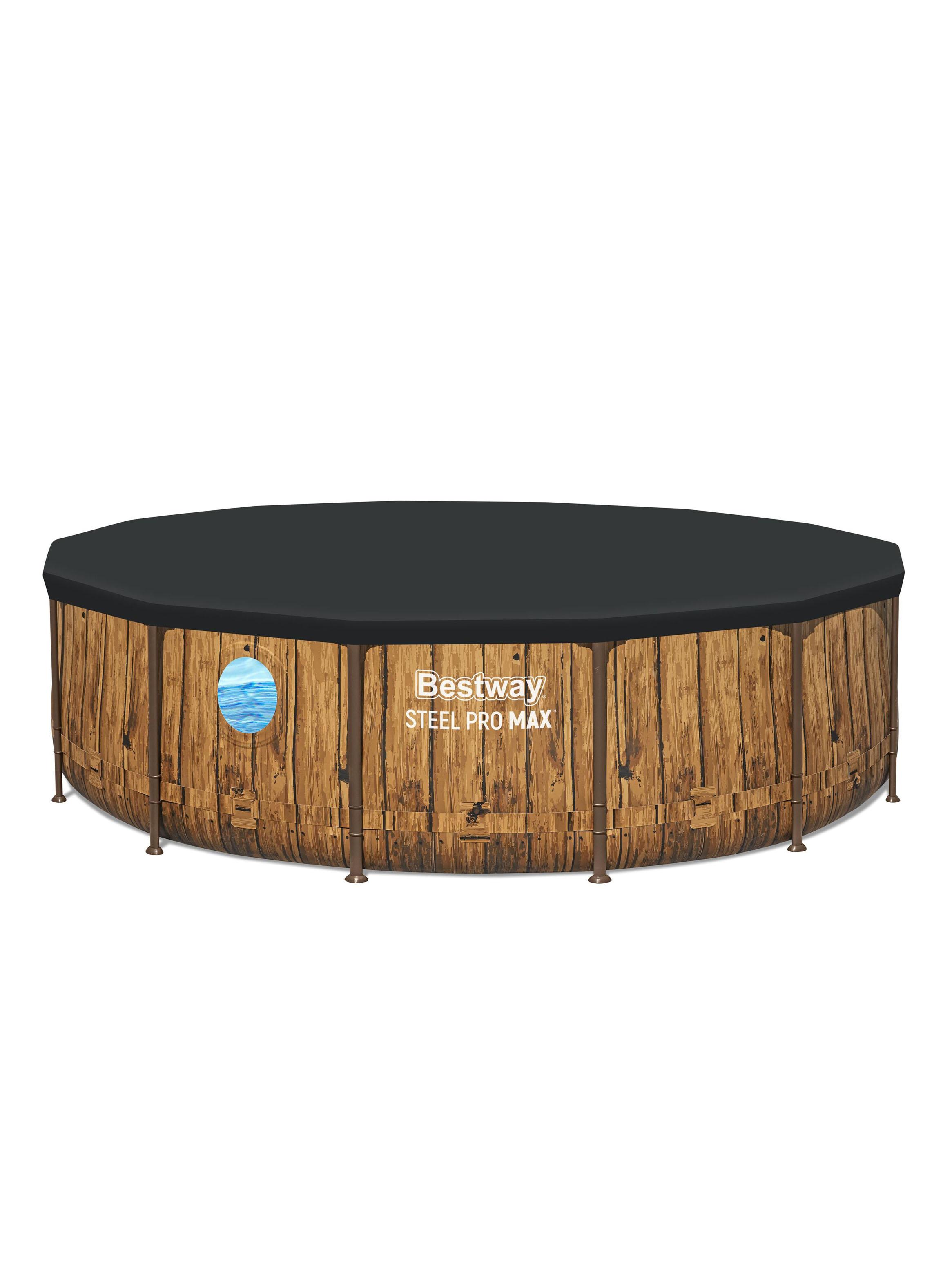 Set de Piscina Estructural Redonda Steel Pro Max Splashview 4.27 x 1.07 m-3