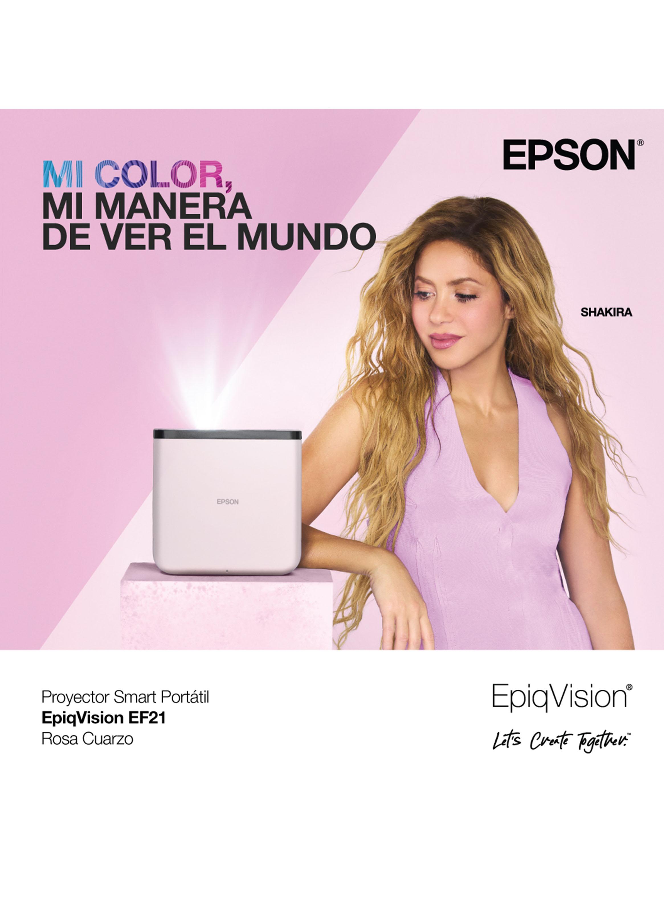 Proyector Láser Portátil FHD EF-21 Rosa-6