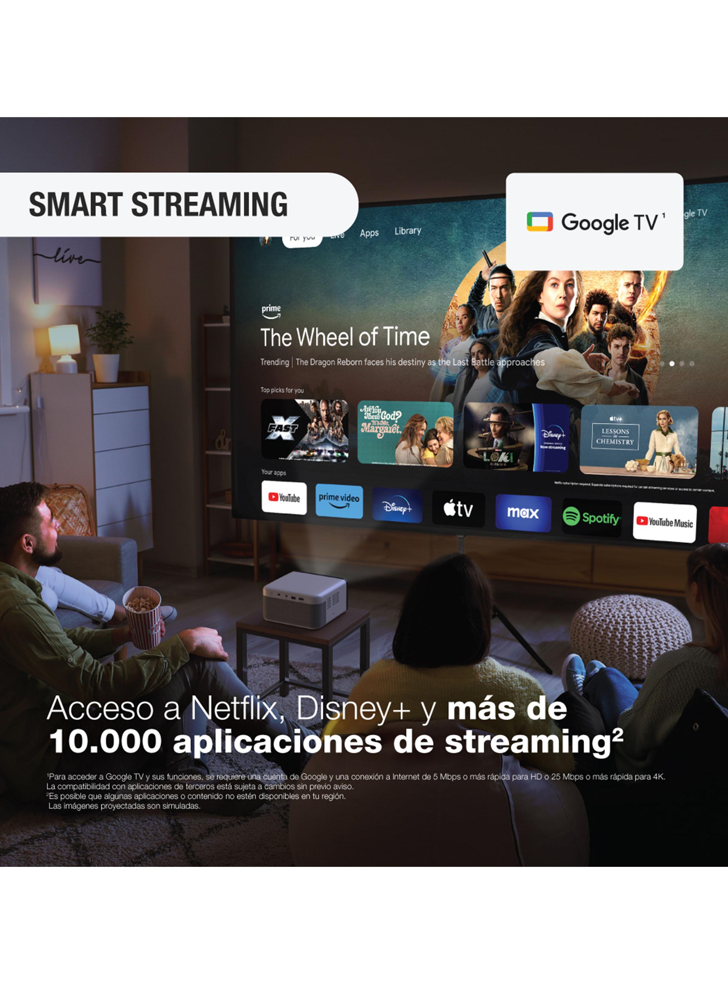 Proyector Láser Portátil FHD EF-21 Rosa-5