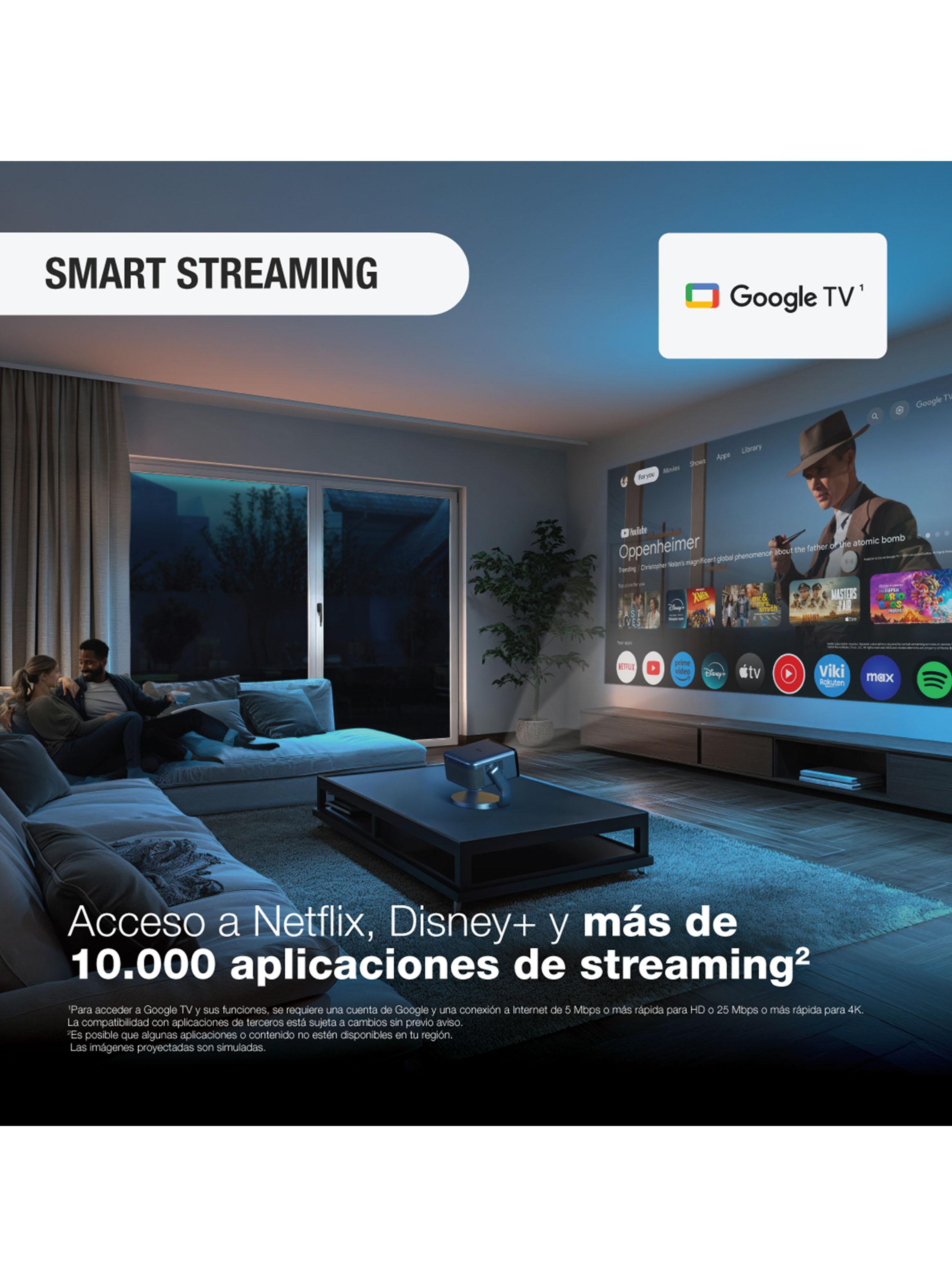 Proyector Láser Portátil EpiqVision EF22 Negro-5