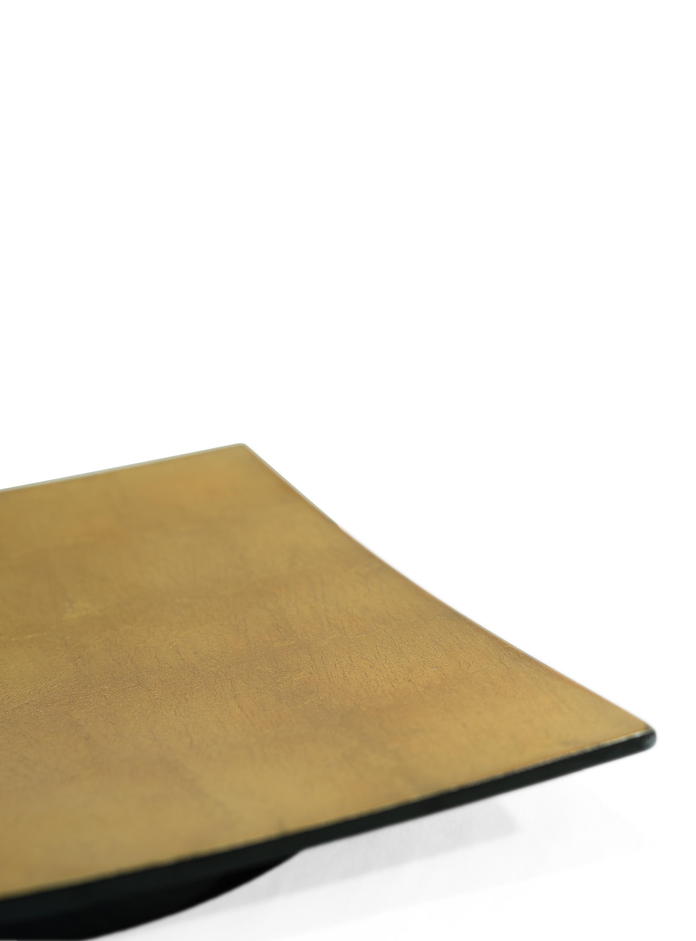 Plato Dorado Old 25x25 cm-2