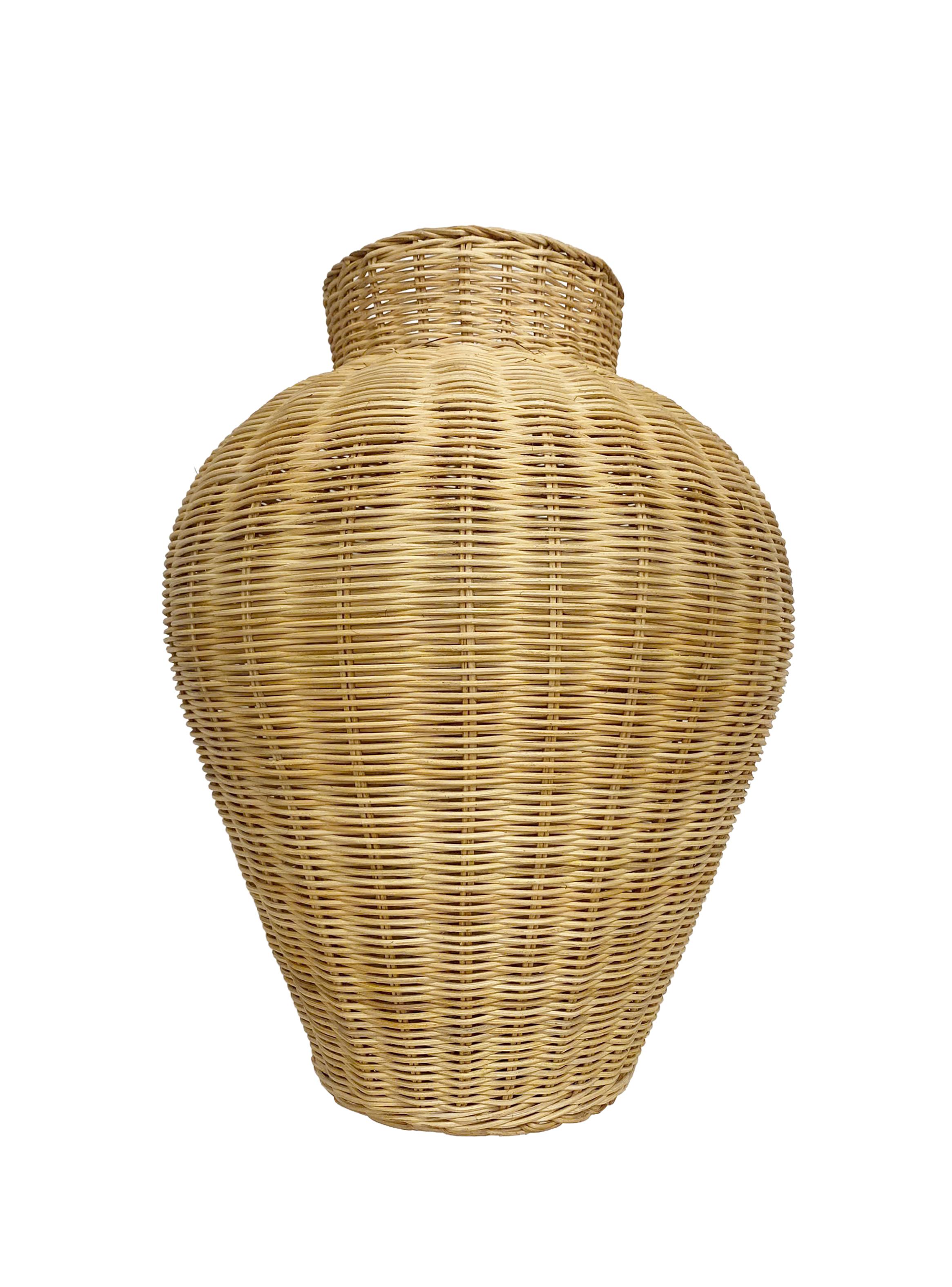 Jarrón 45 cm Ratan 1-2