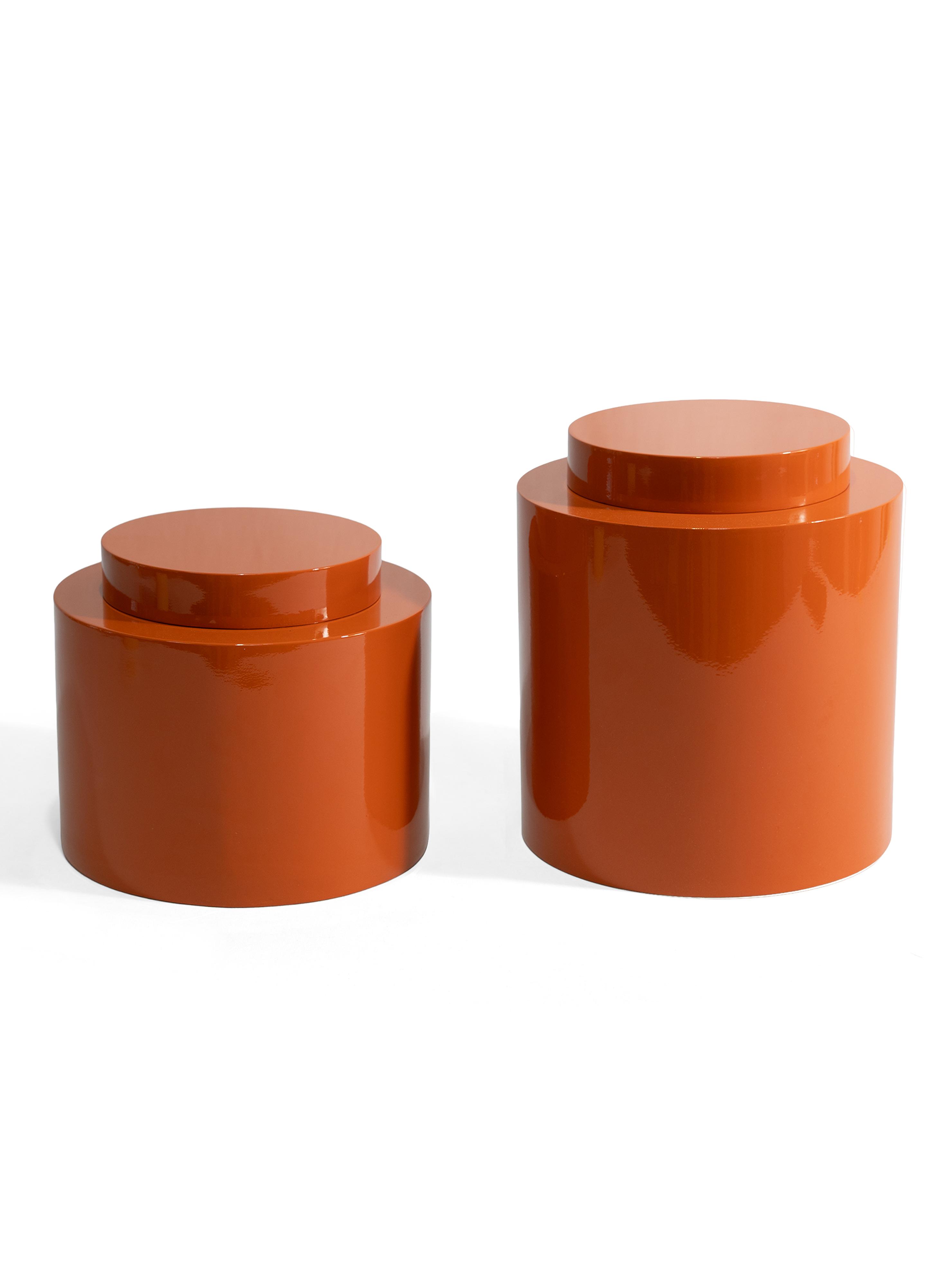 Caja Cilíndrica Roja M-3