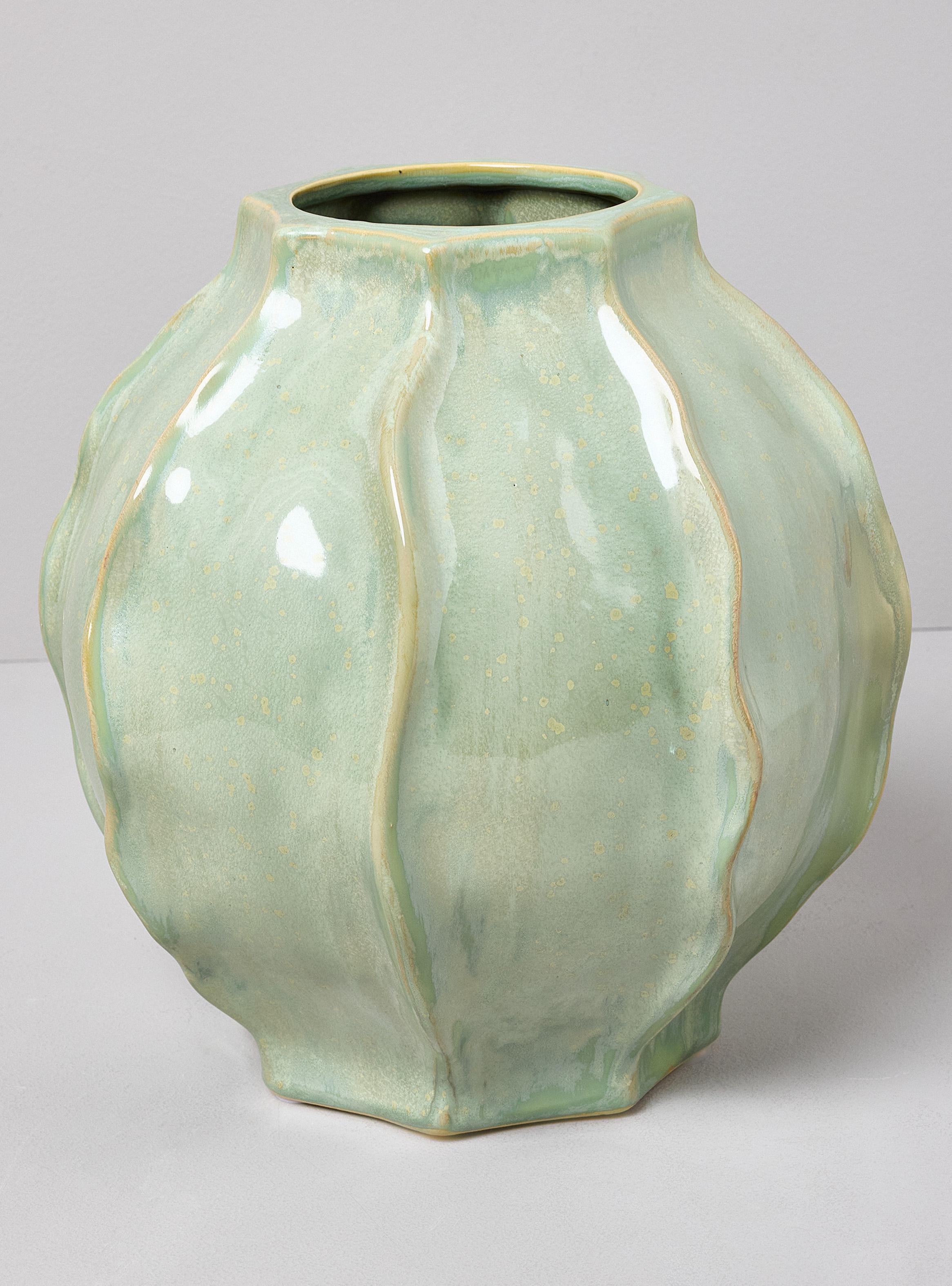 Jarrón Verde Aqua 30 cm-0