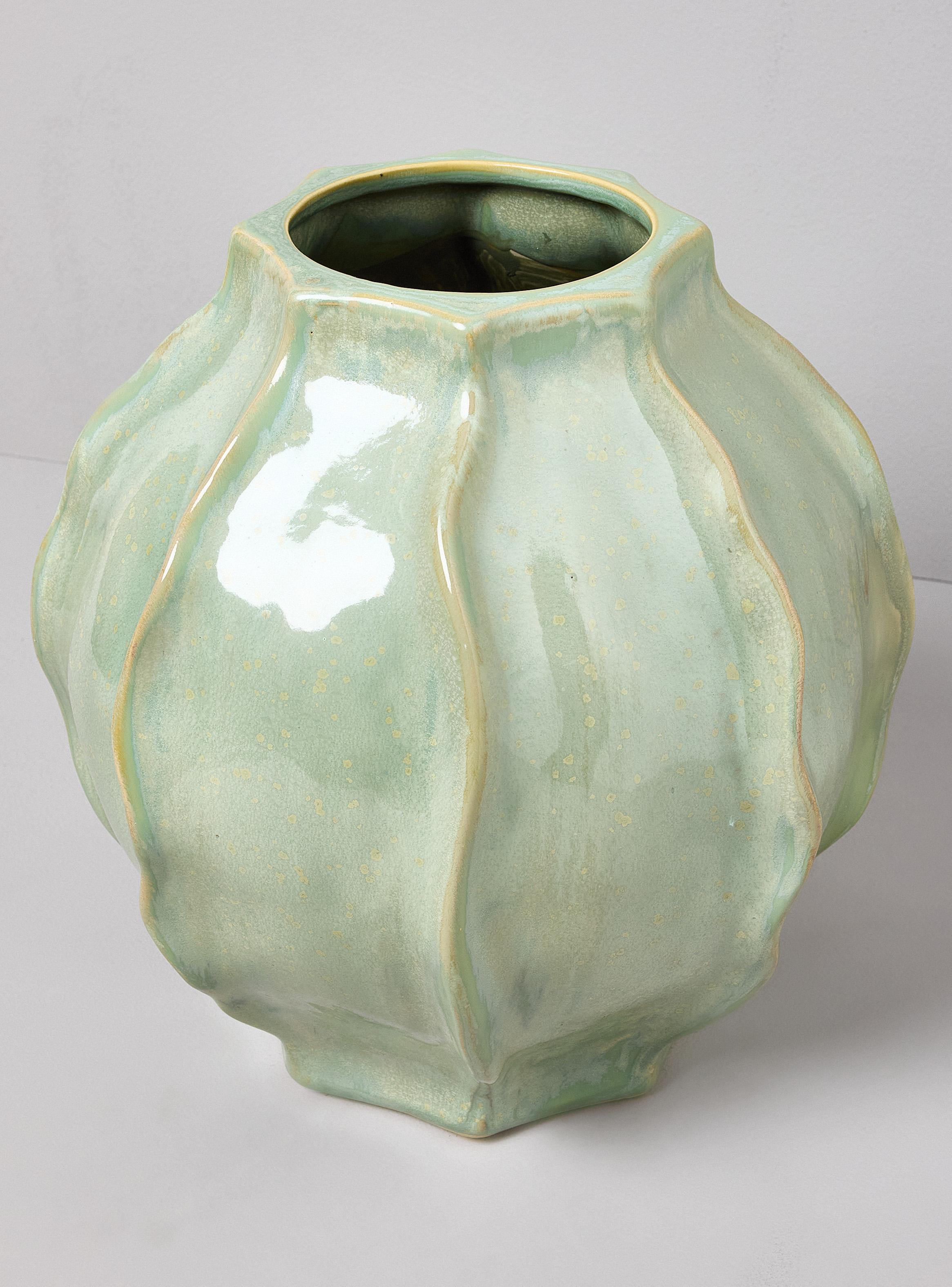 Jarrón Verde Aqua 30 cm-1