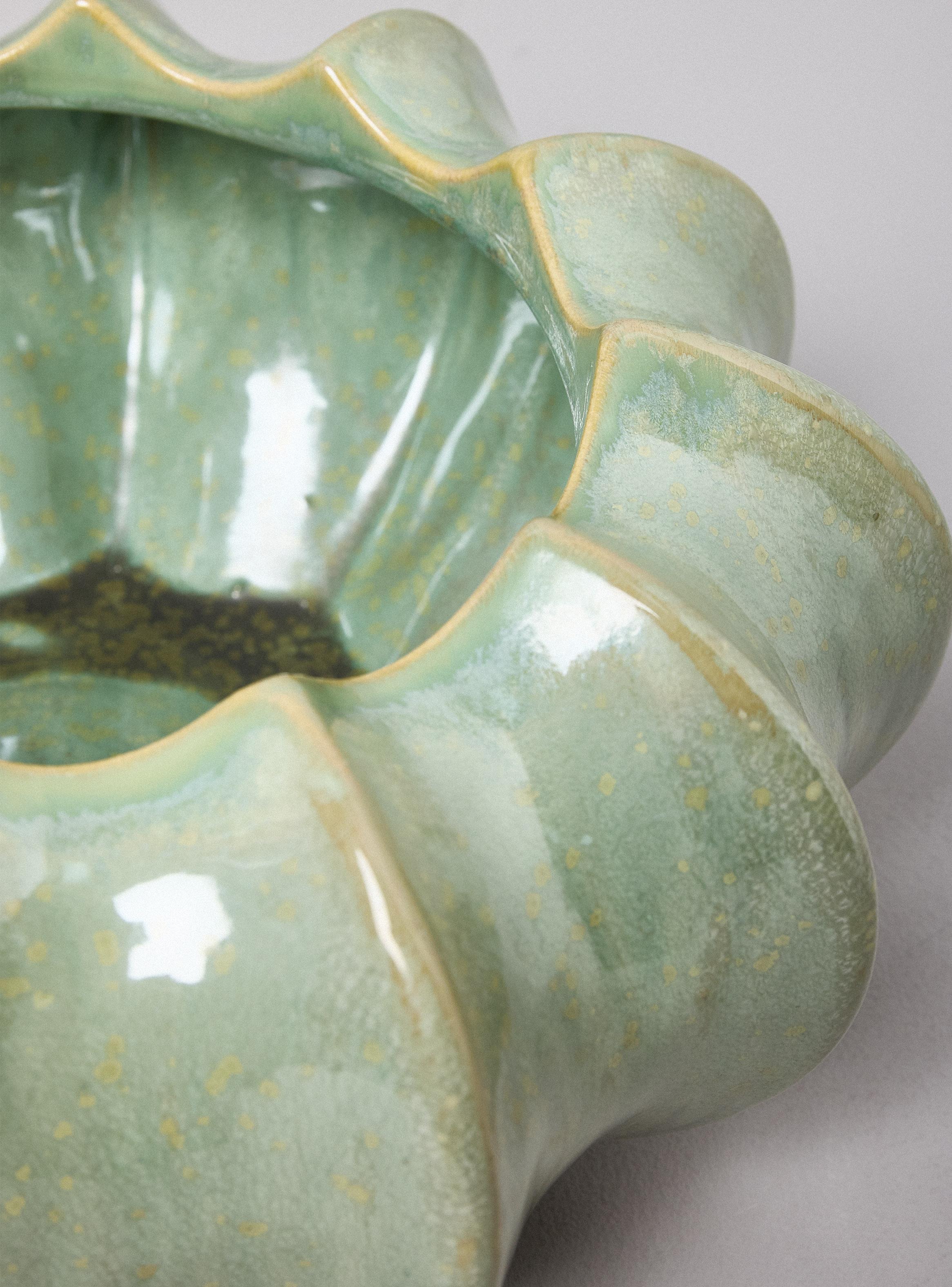 Cenicero Verde Aqua 31x31 cm-2