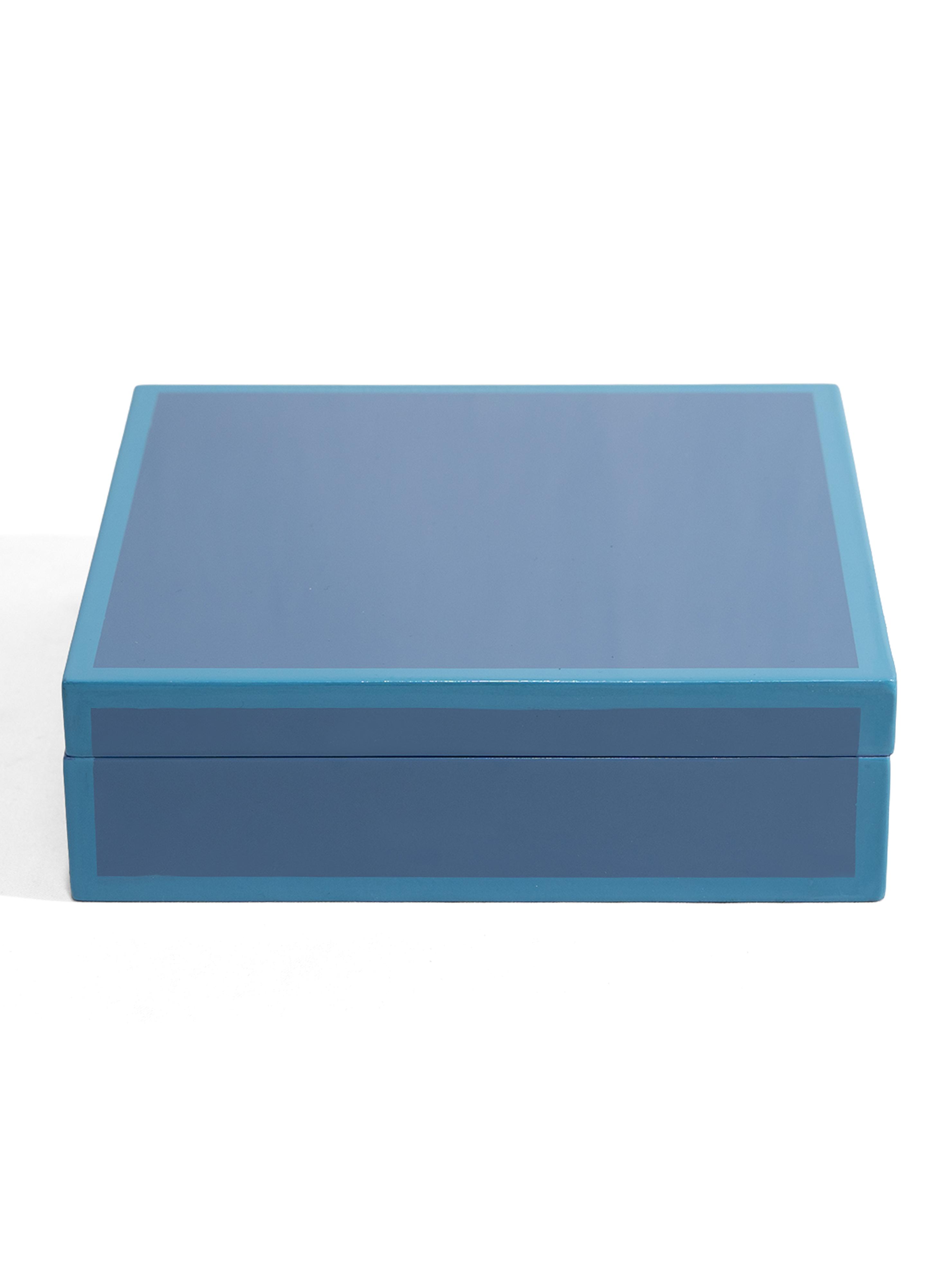 Caja Decorativa Azul M-1