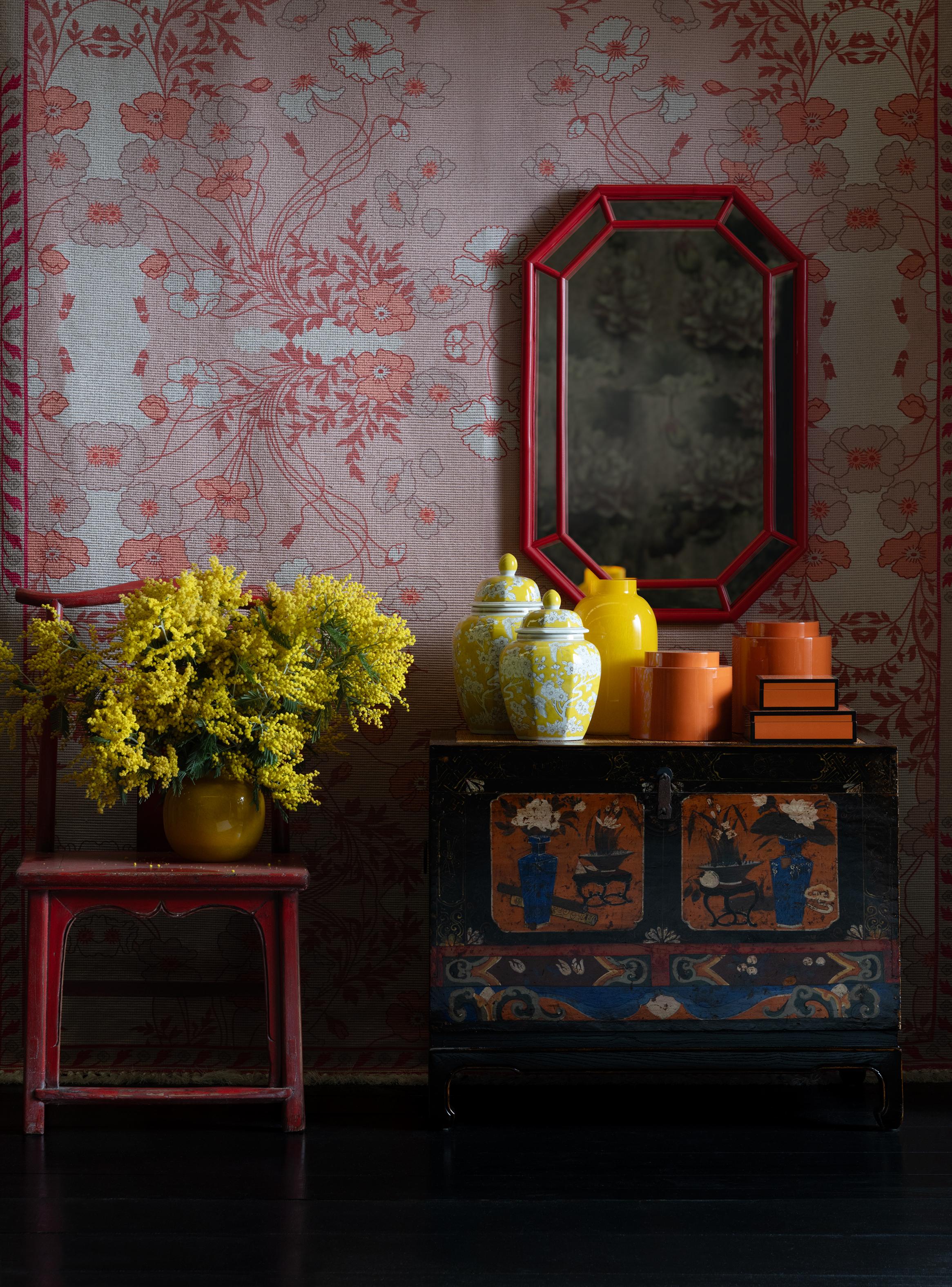 Alfombra Shanghai Lady Peach 170x2400 cm-3