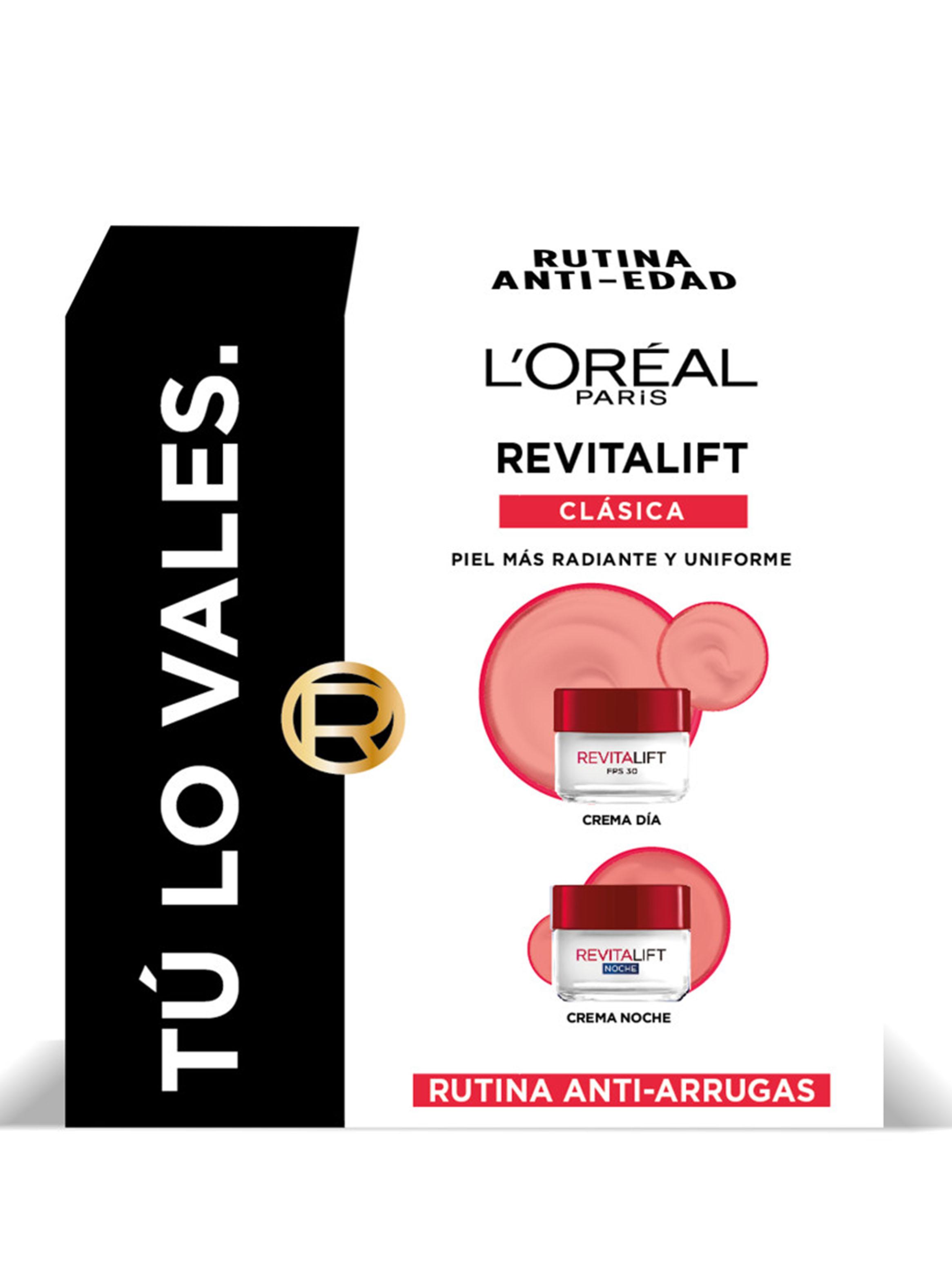Pack Anti-Arrugas Revitalift Día + Noche de L'Oréal Paris-0