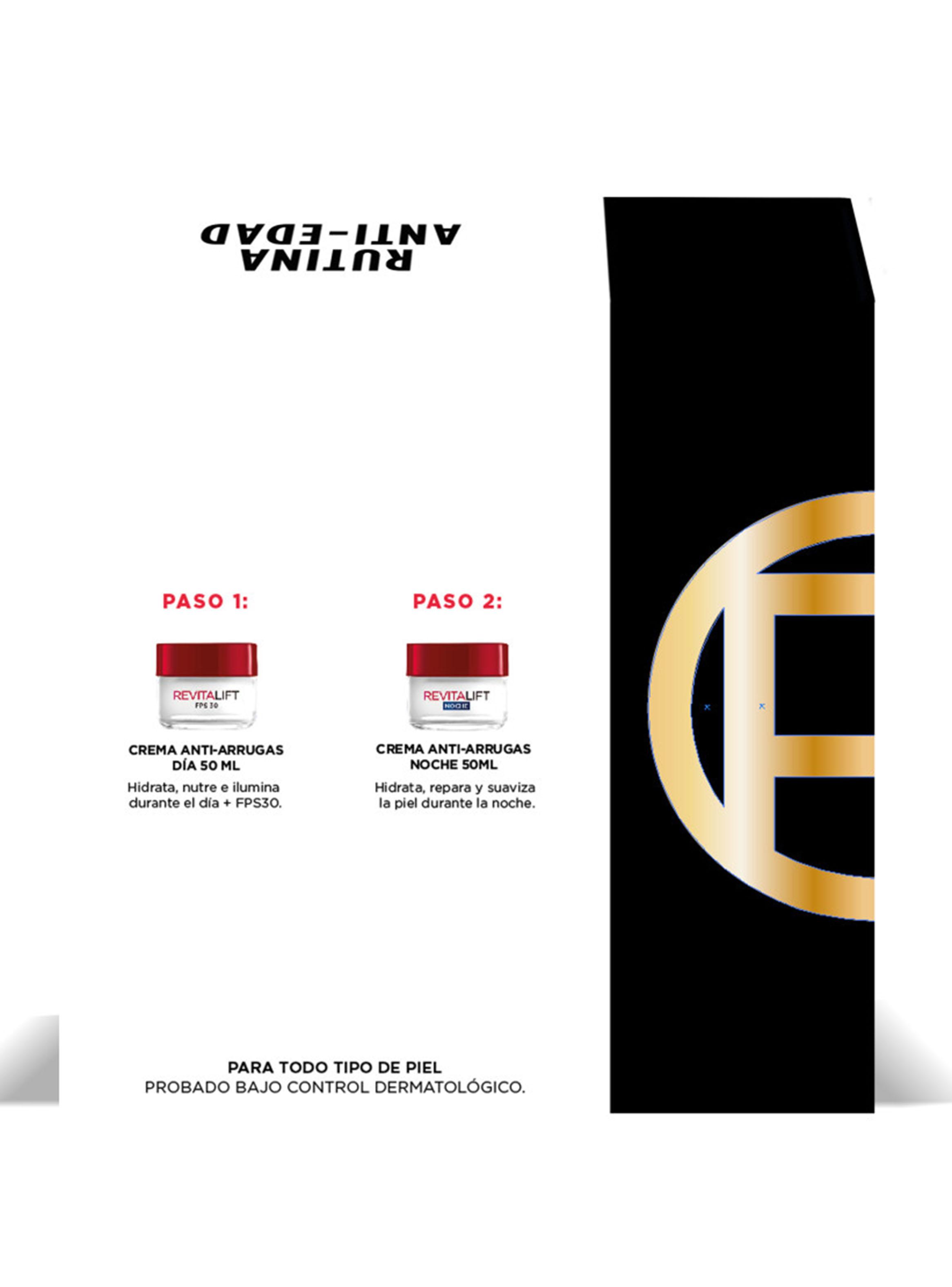 Pack Anti-Arrugas Revitalift Día + Noche de L'Oréal Paris-2