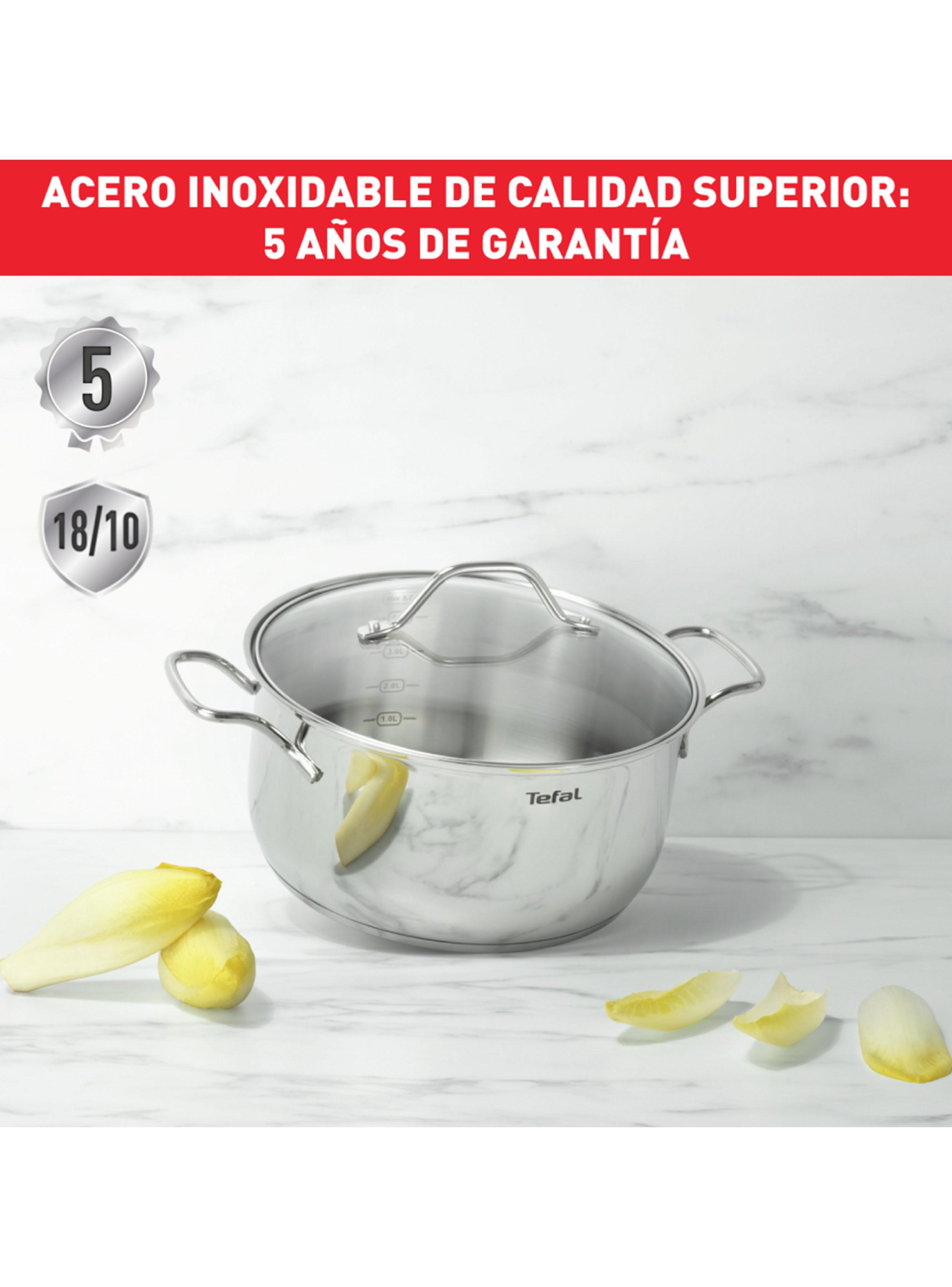 Batería de Cocina 10 Piezas Intuition Acero Inoxidable-2
