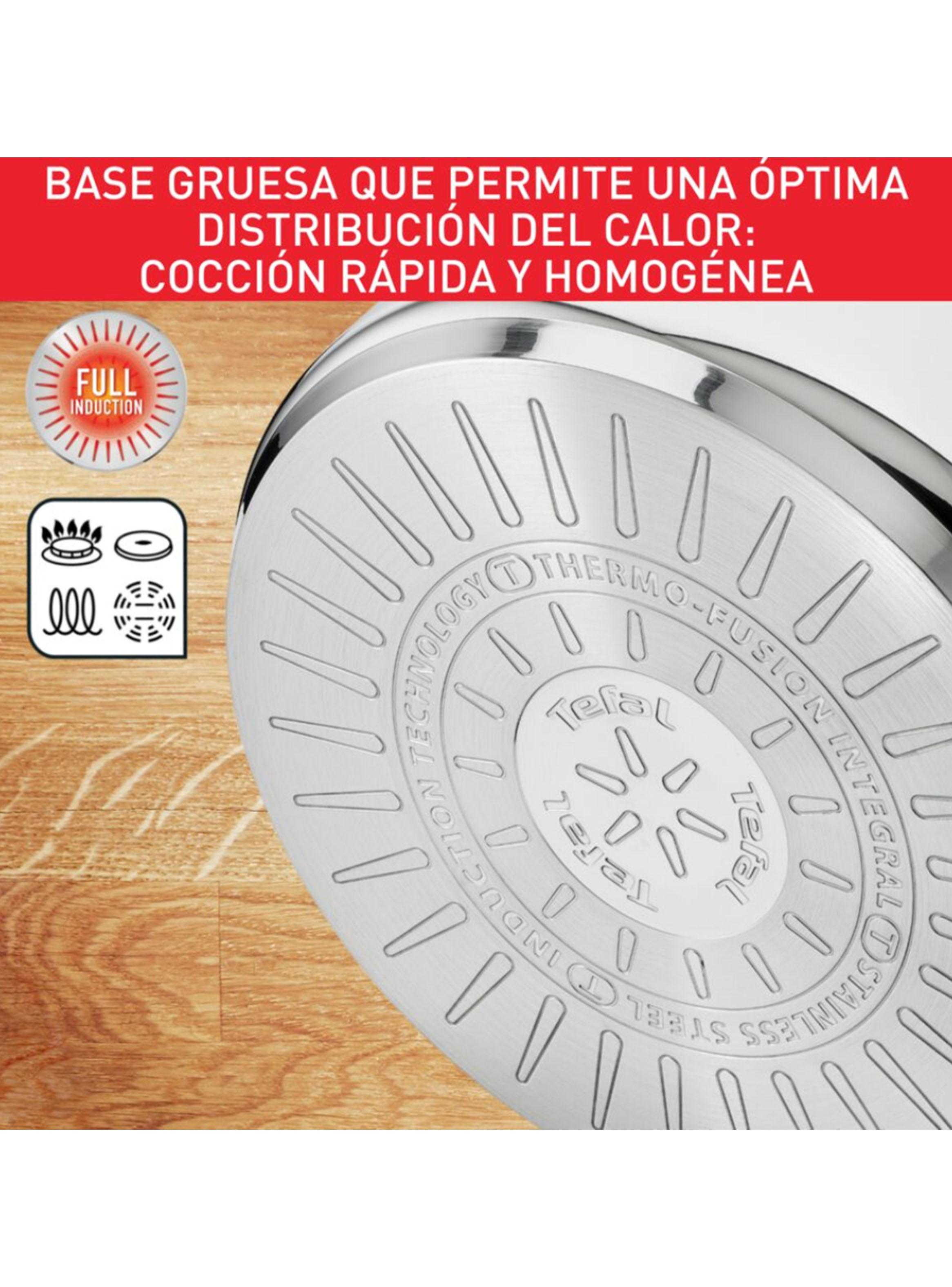 Batería de Cocina 10 Piezas Intuition Acero Inoxidable-4
