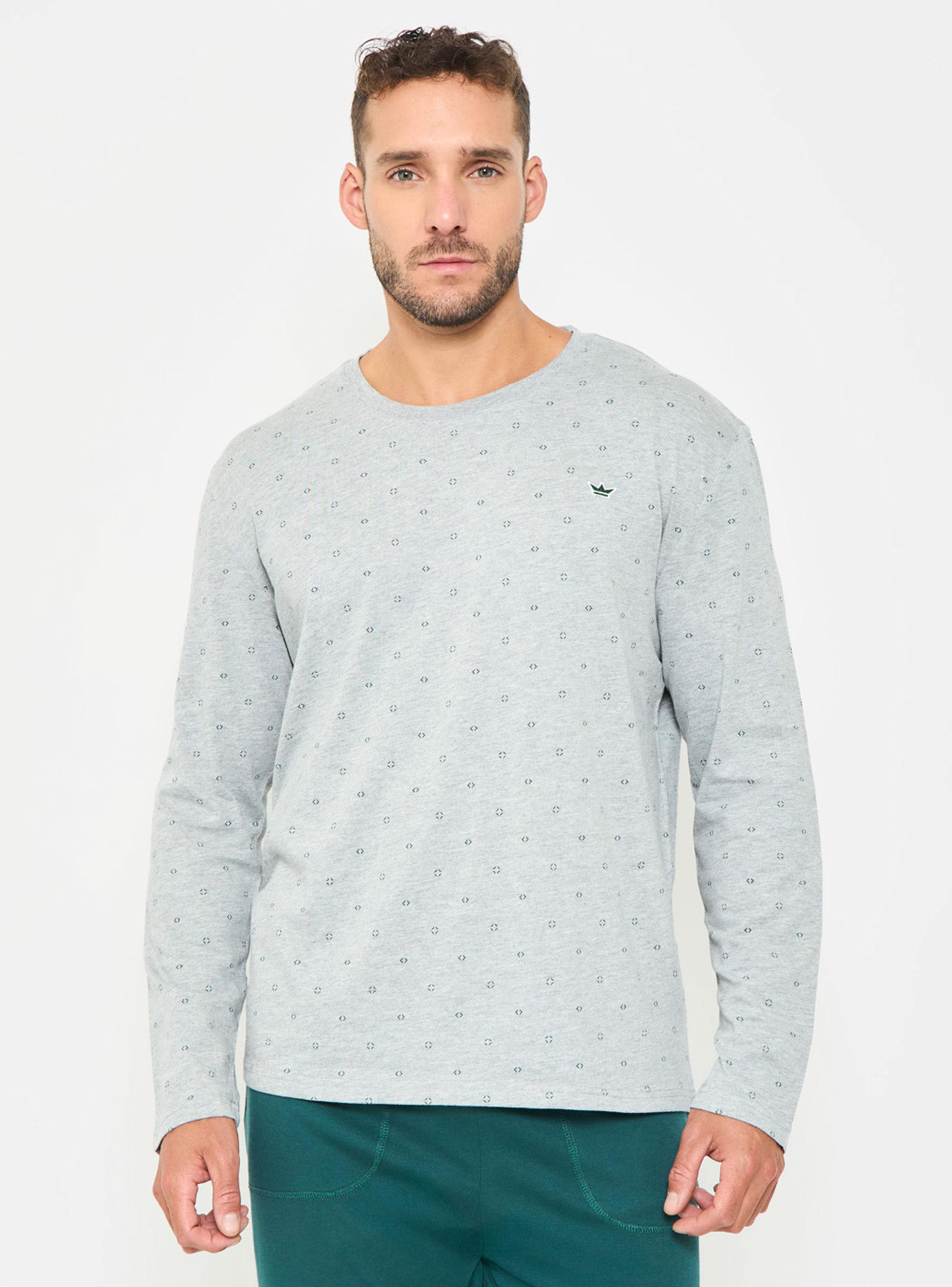Pijama Largo Algodón Premium Bicolor-3