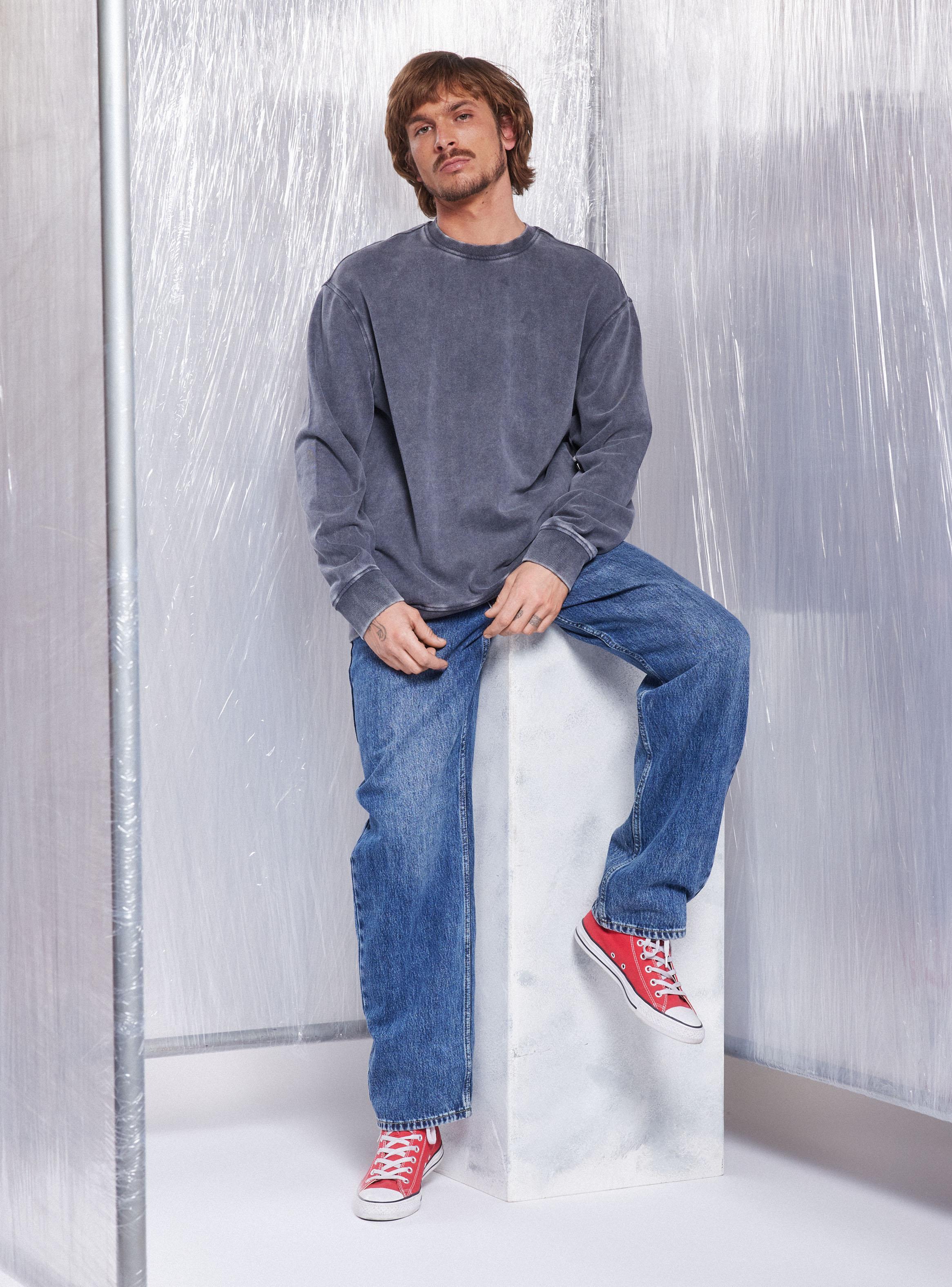 Polerón Bolsillos Costado Relaxed Fit-4