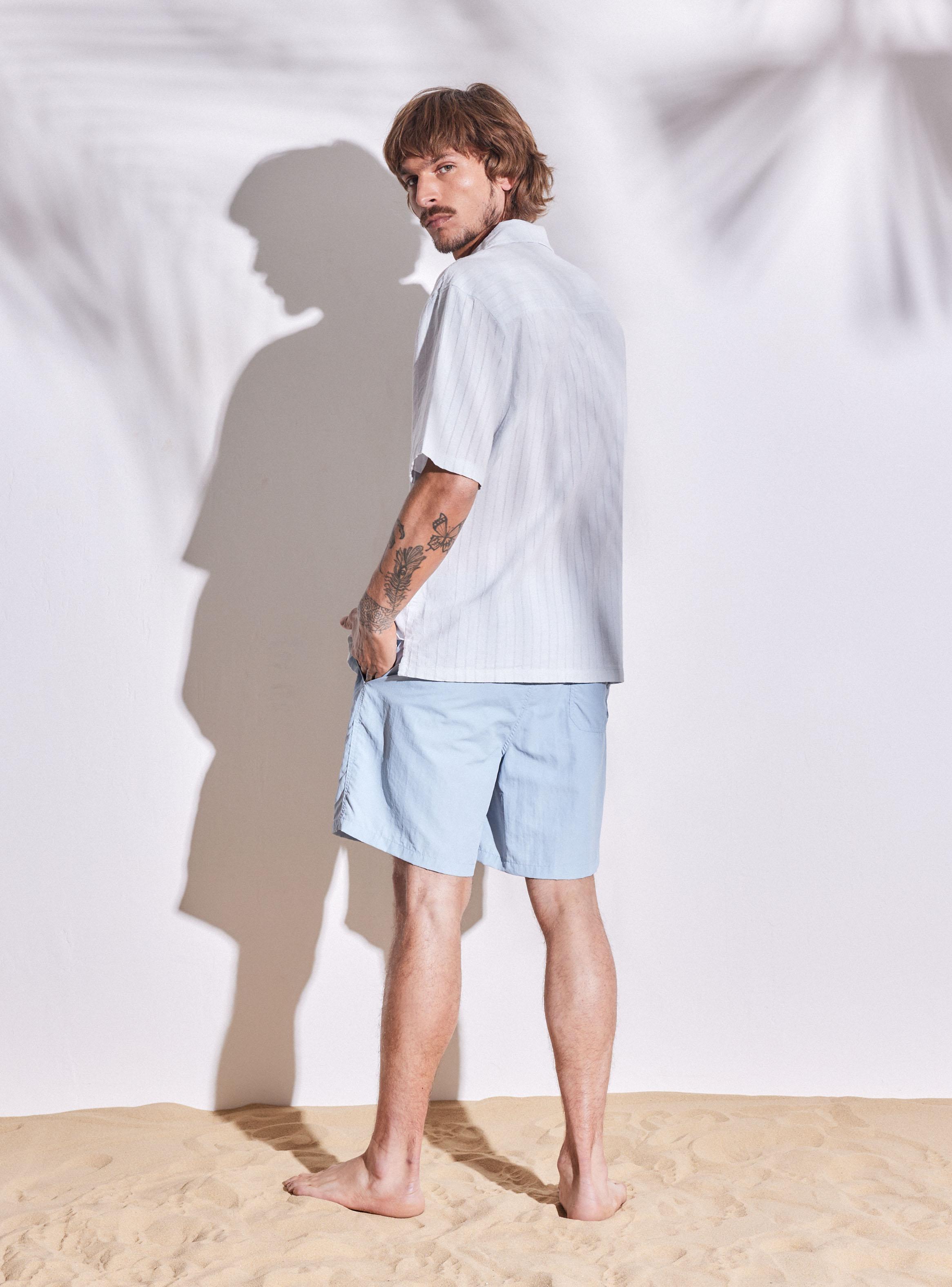 Camisa Jacquard Rayas Relaxed Fit-5