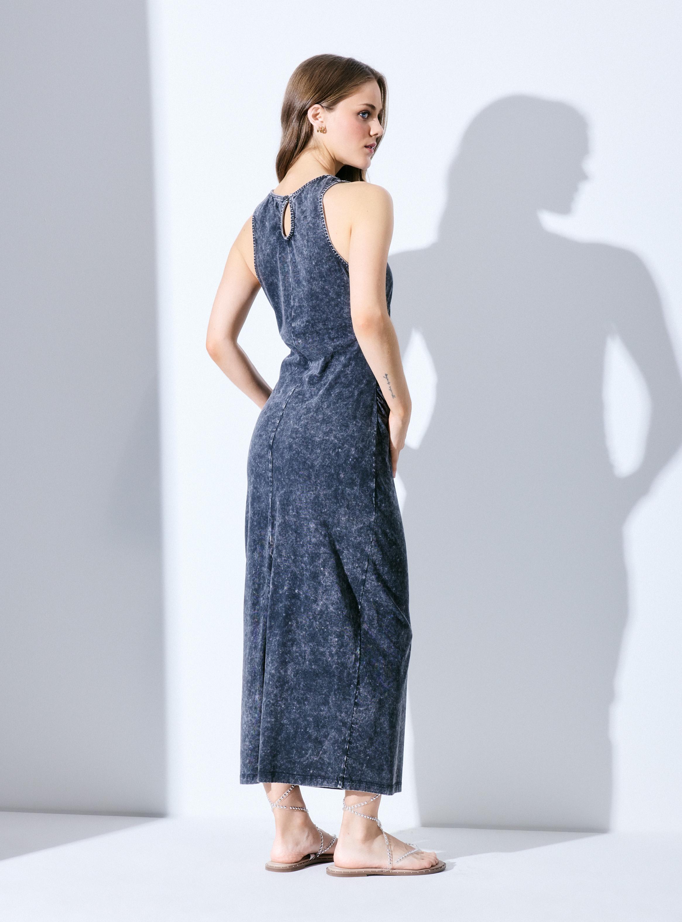Vestido Largo Lavado-5