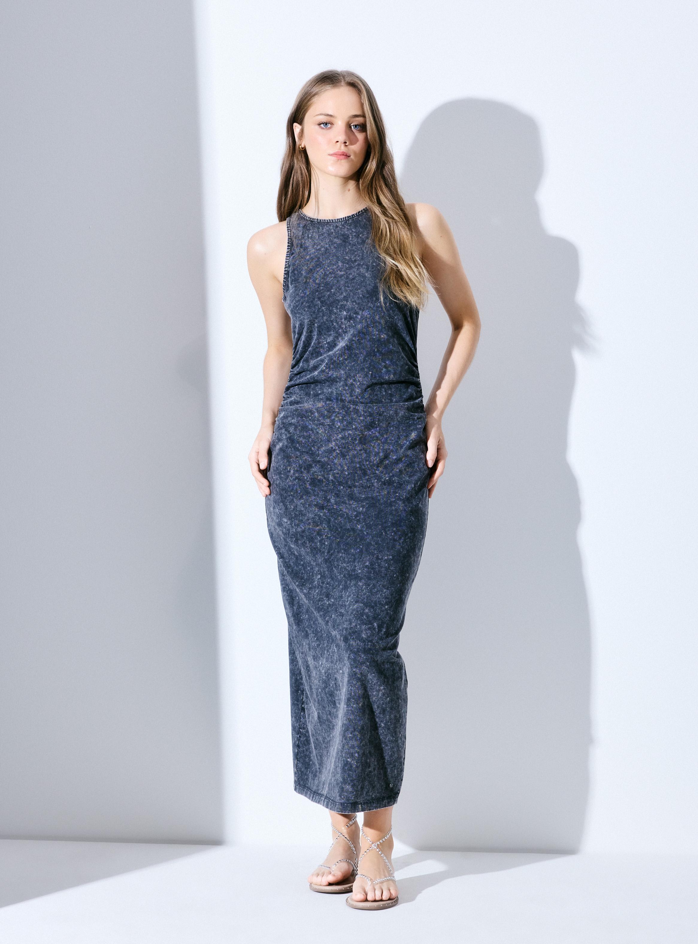 Vestido Largo Lavado-4