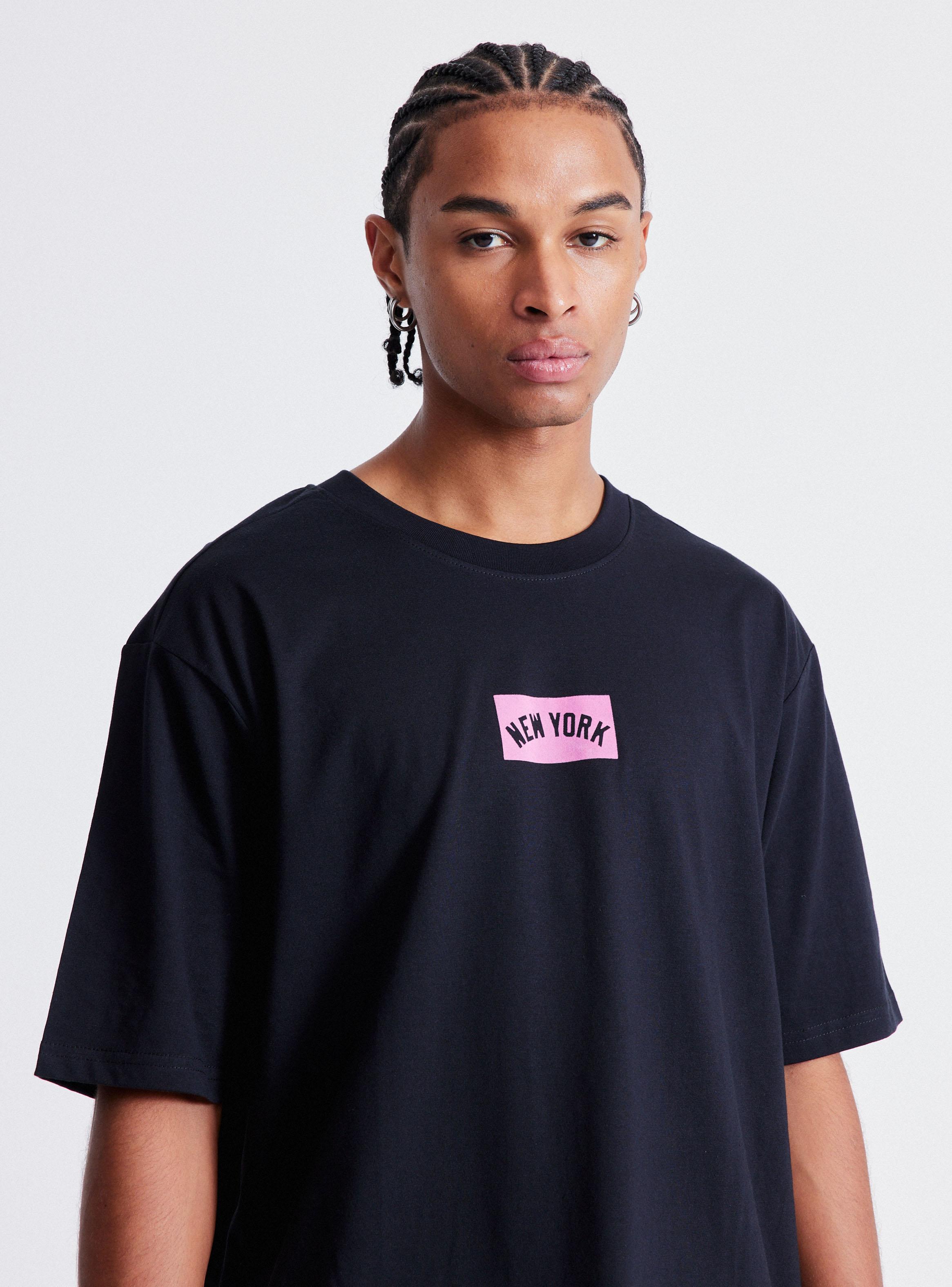 Polera Estampado New York Loose Fit-2