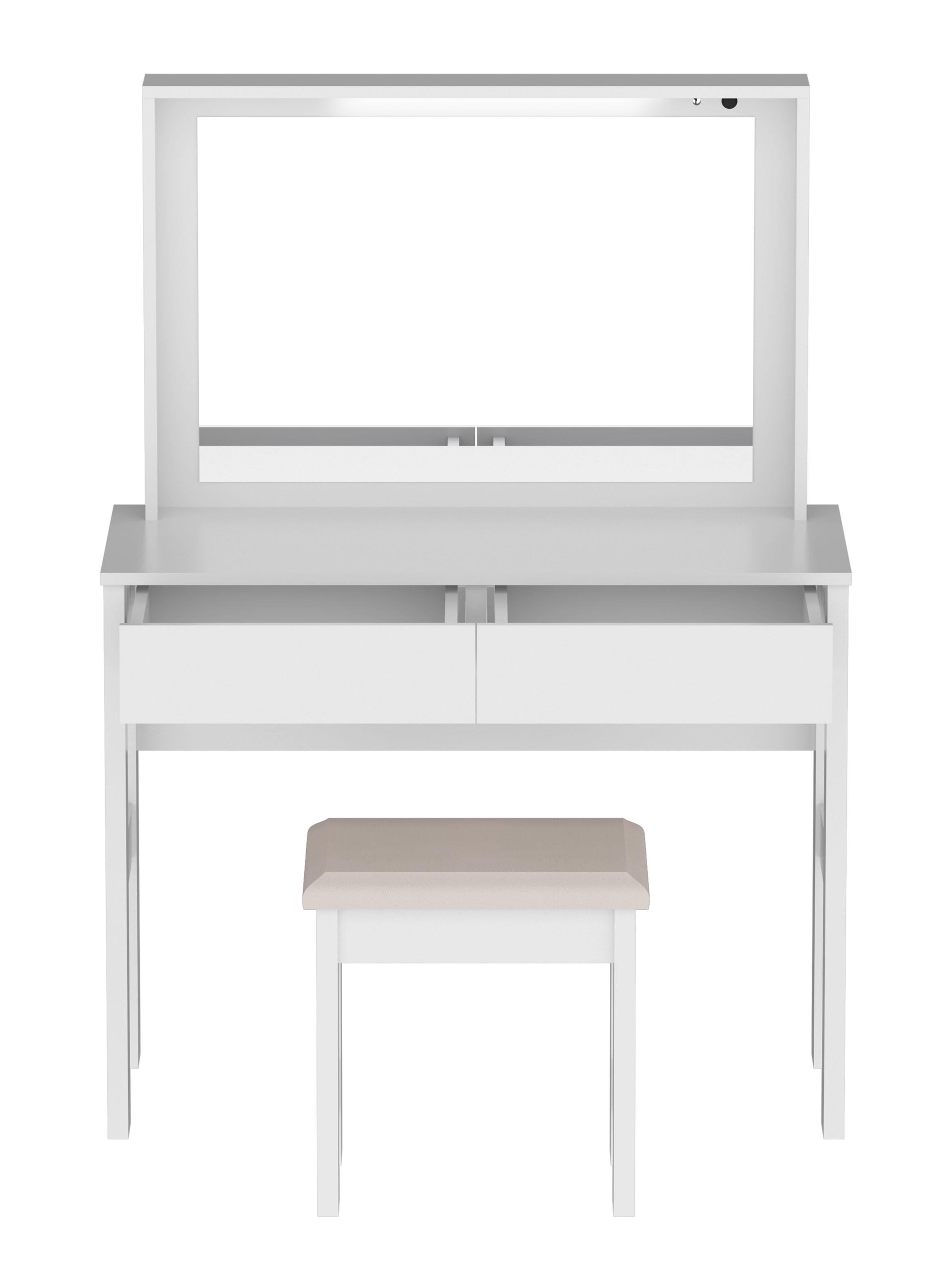 Tocador Con Espejo Be Blanco-0