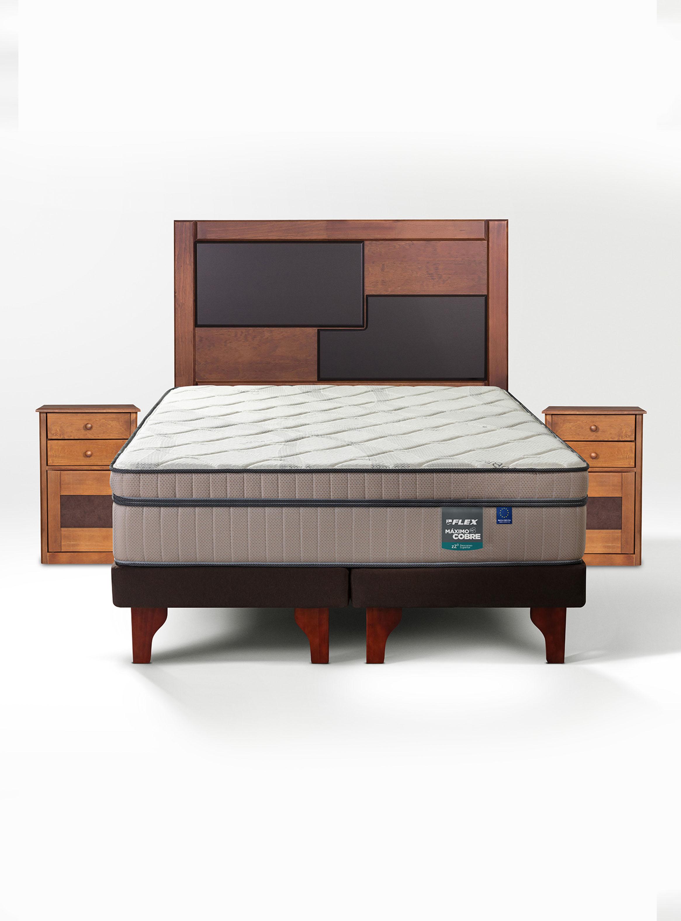 Cama Europea Máximo Cobre King + Set Muebles Colonia-2