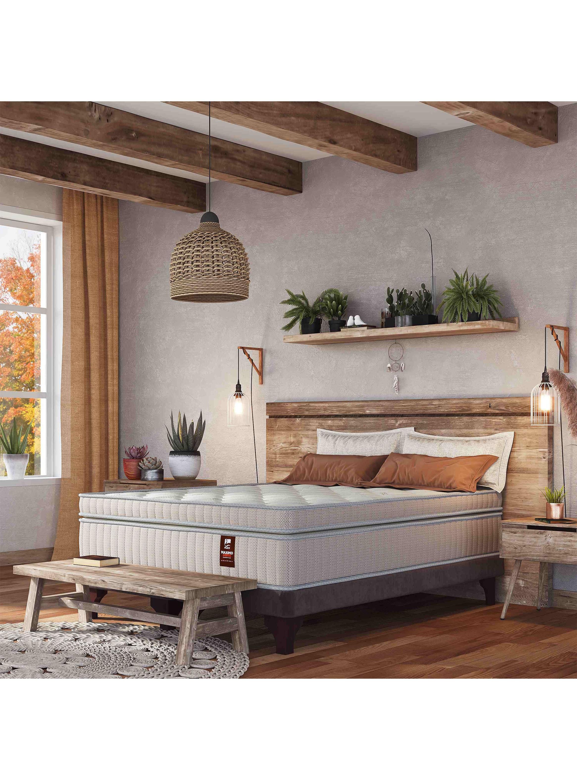 Colchón Máximo Cobre 2 Plazas 150x200 cm-3
