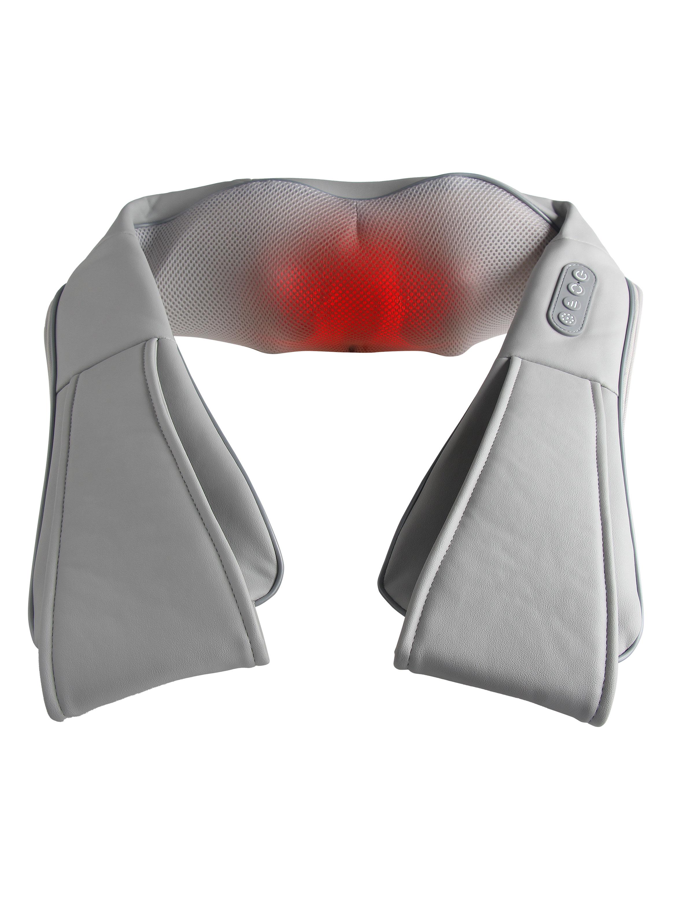Masajeador Shiatsu de Cuello y Hombros Recargable MSG580 Gris-2