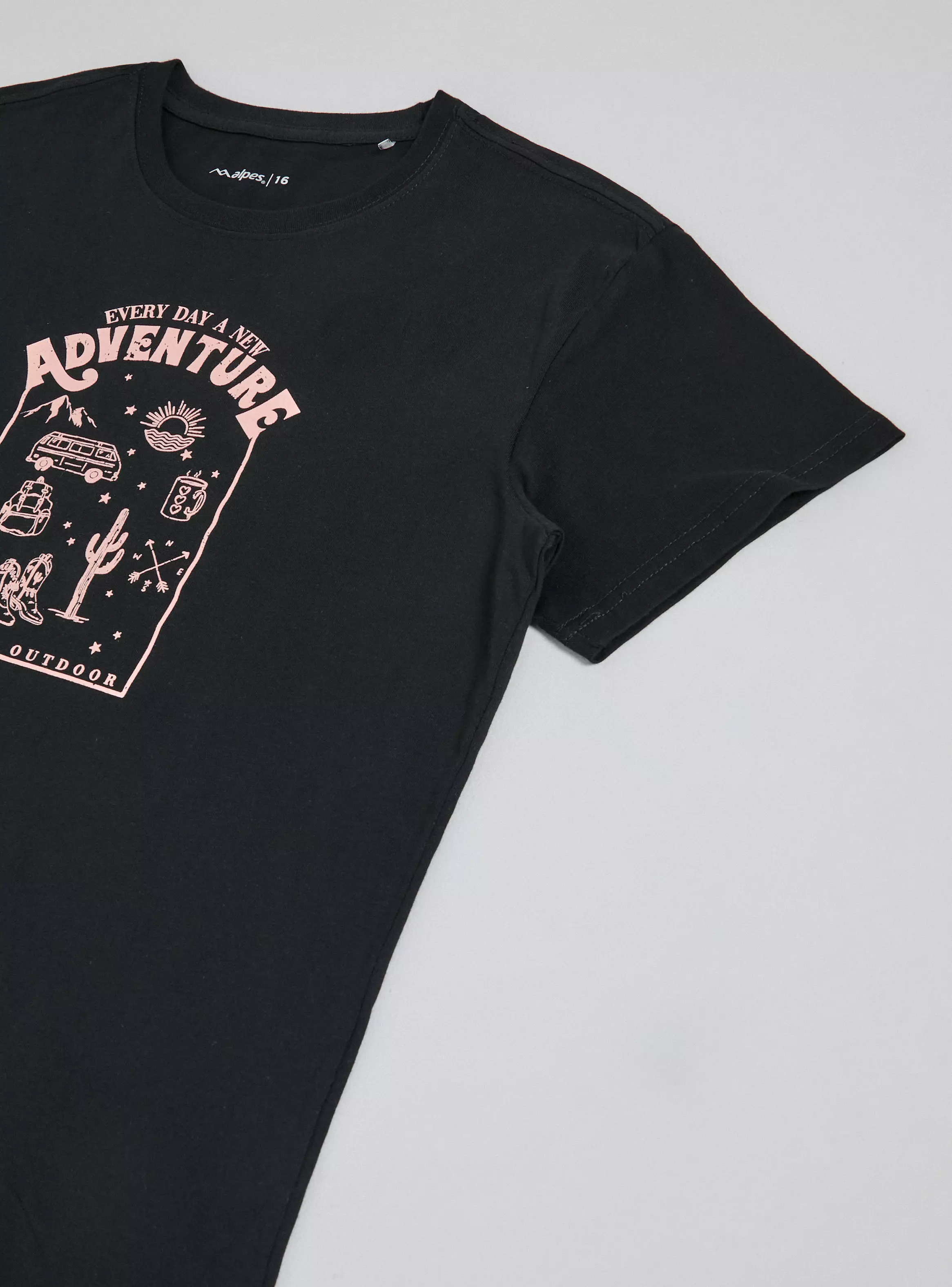 Polera Gráfica con Water Front Print-2